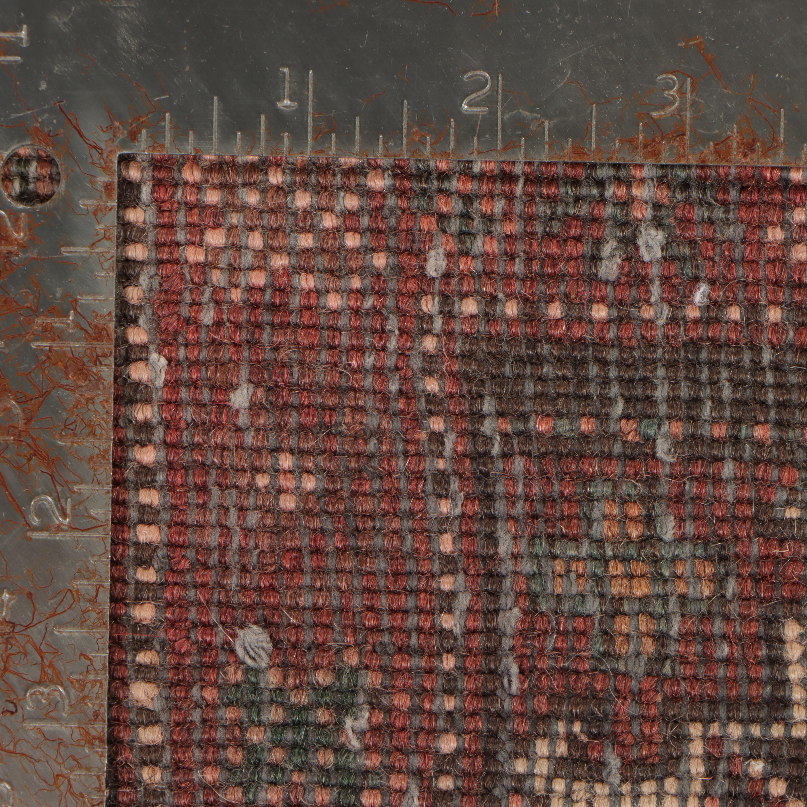 3'11 x 9'1 Hand-Knotted Afghan Turkmen Long Rug