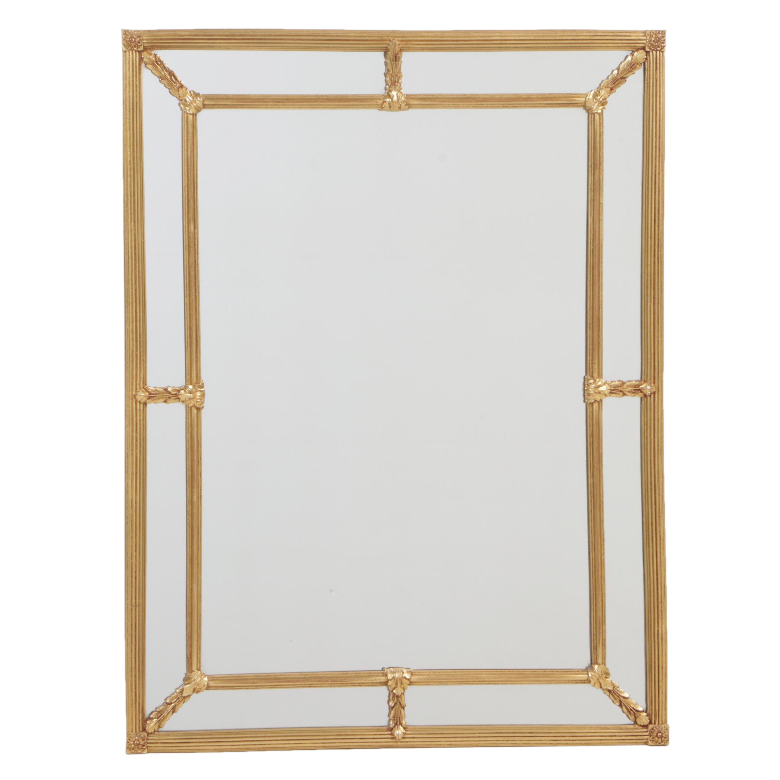 Carolina Mirror Company Louis XVI Style Giltwood and Composition Mirror