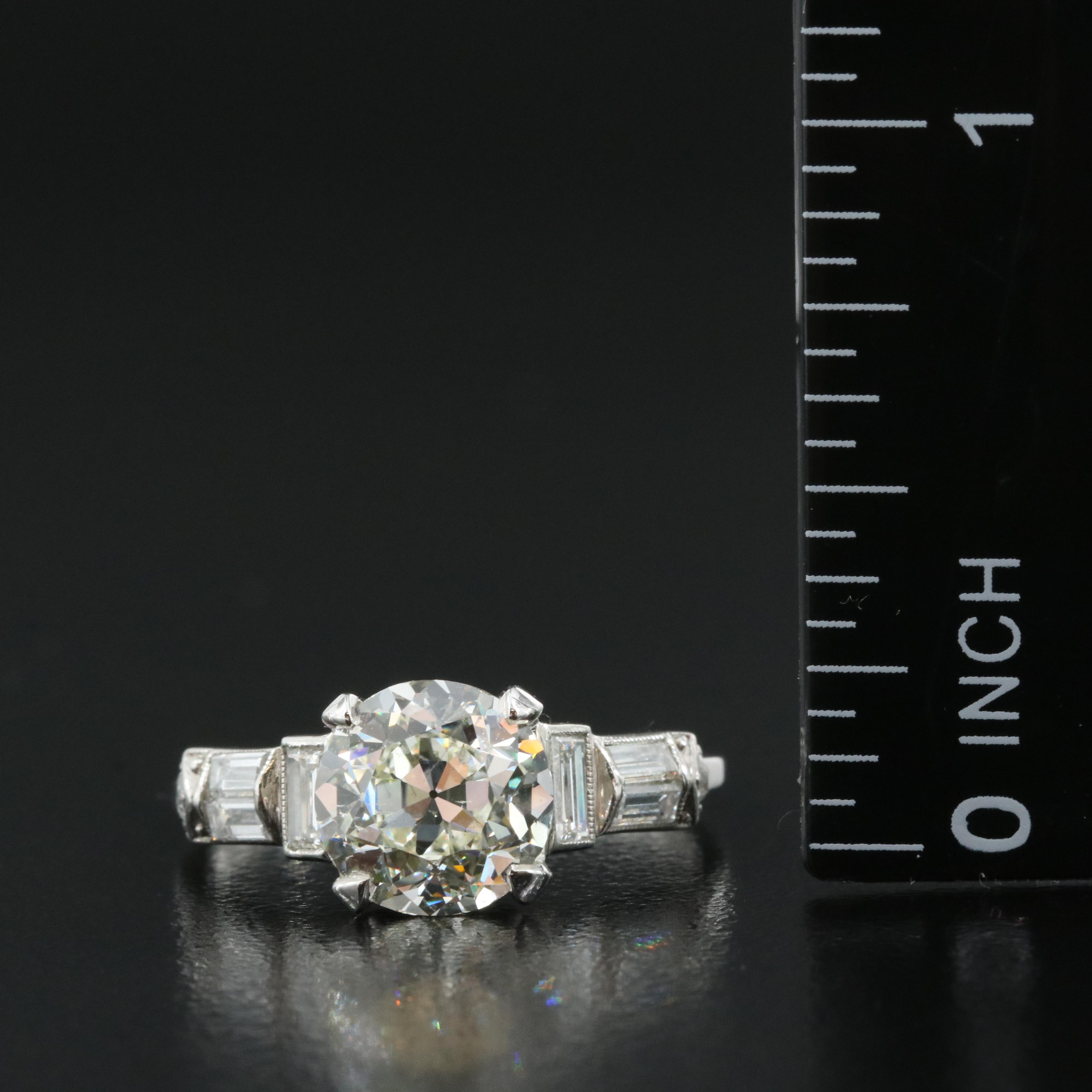 Platinum 3.07 CTW Diamond Ring