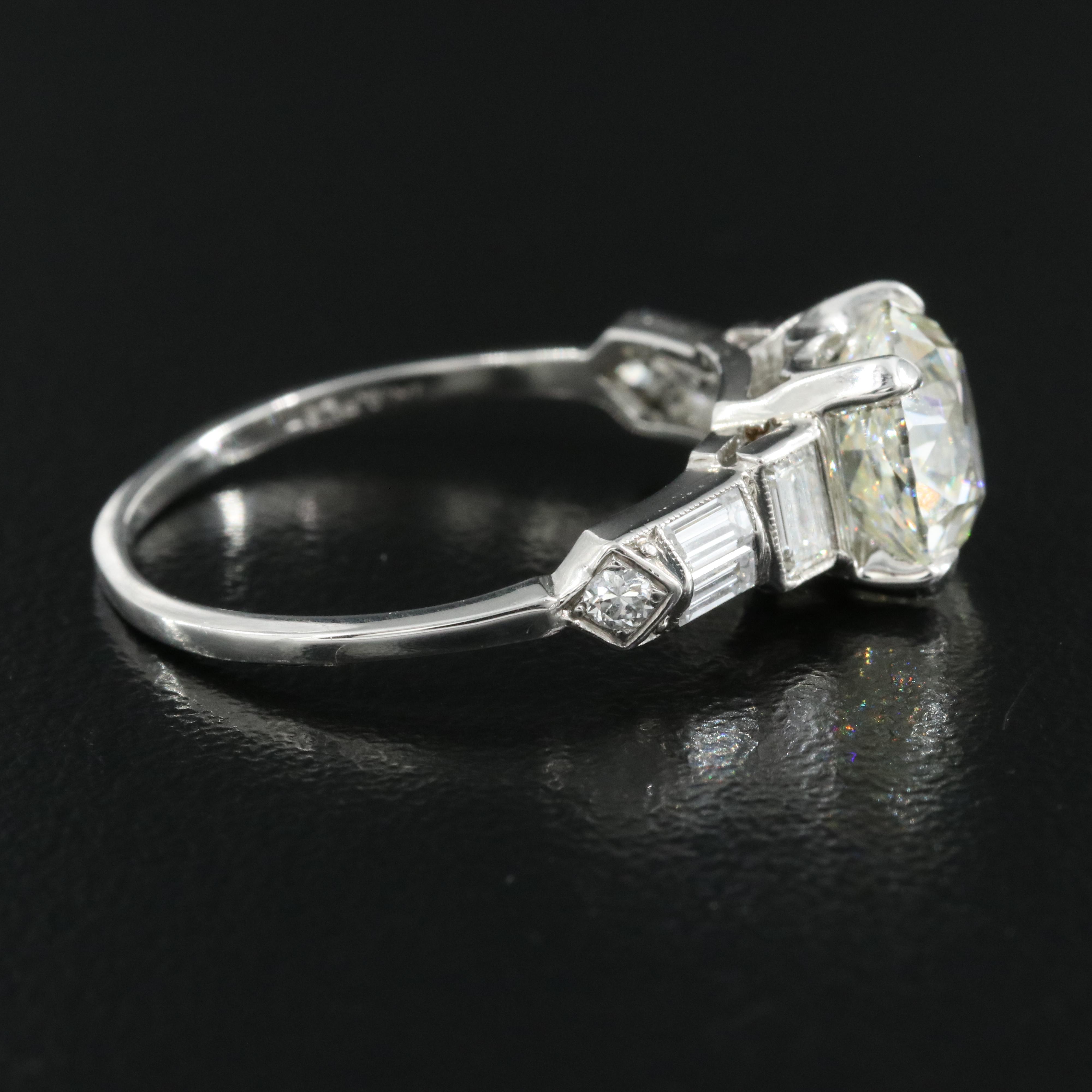 Platinum 3.07 CTW Diamond Ring