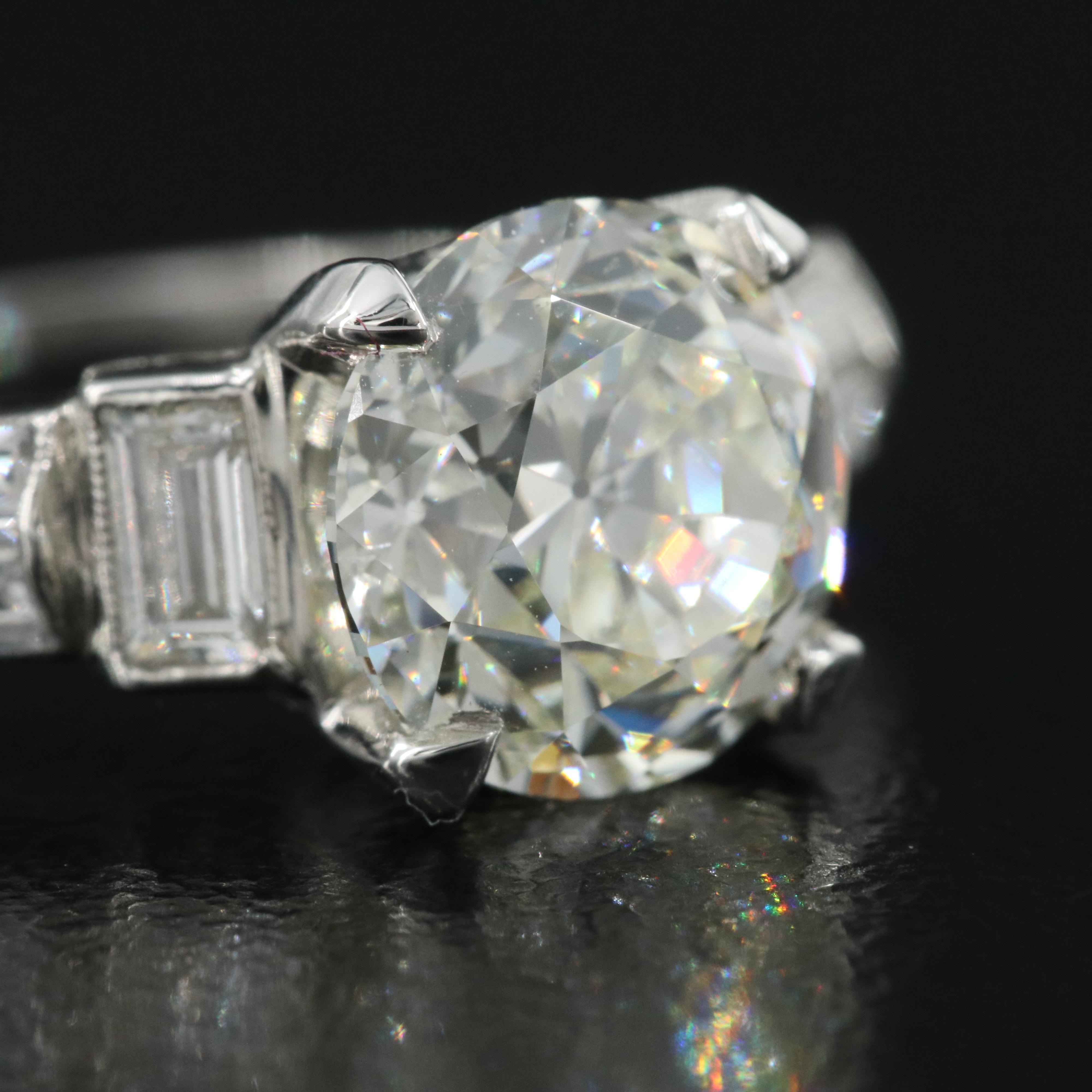 Platinum 3.07 CTW Diamond Ring