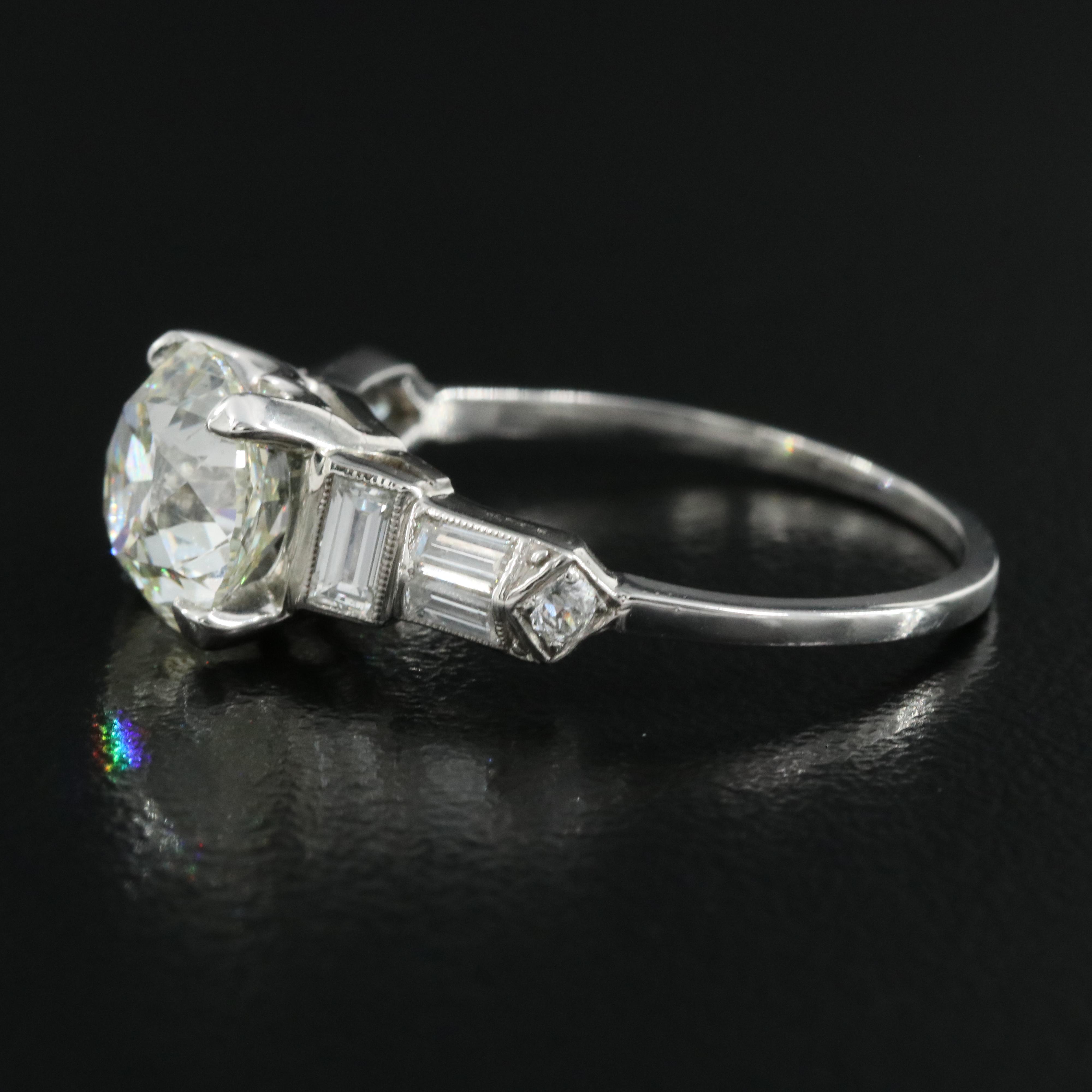 Platinum 3.07 CTW Diamond Ring