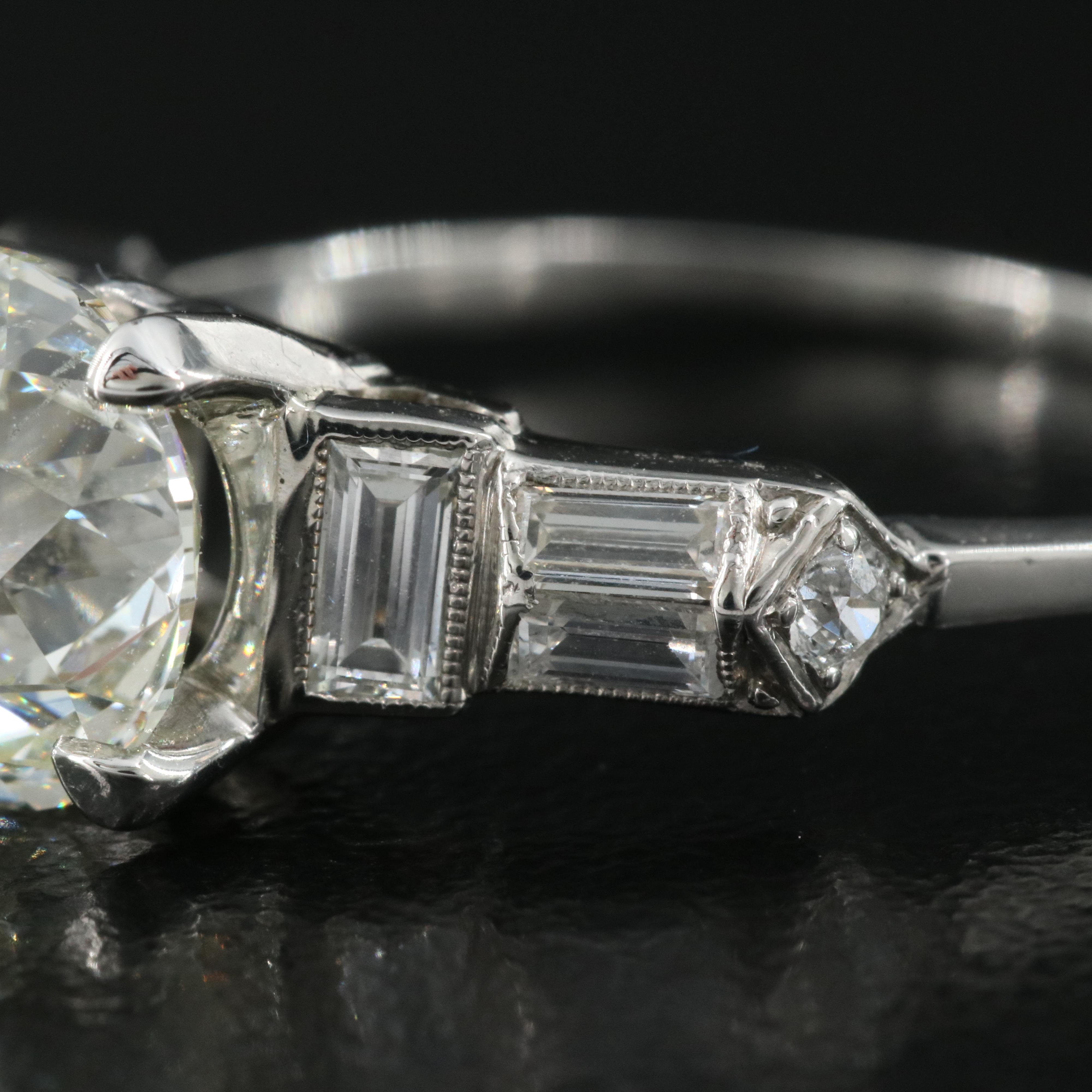 Platinum 3.07 CTW Diamond Ring