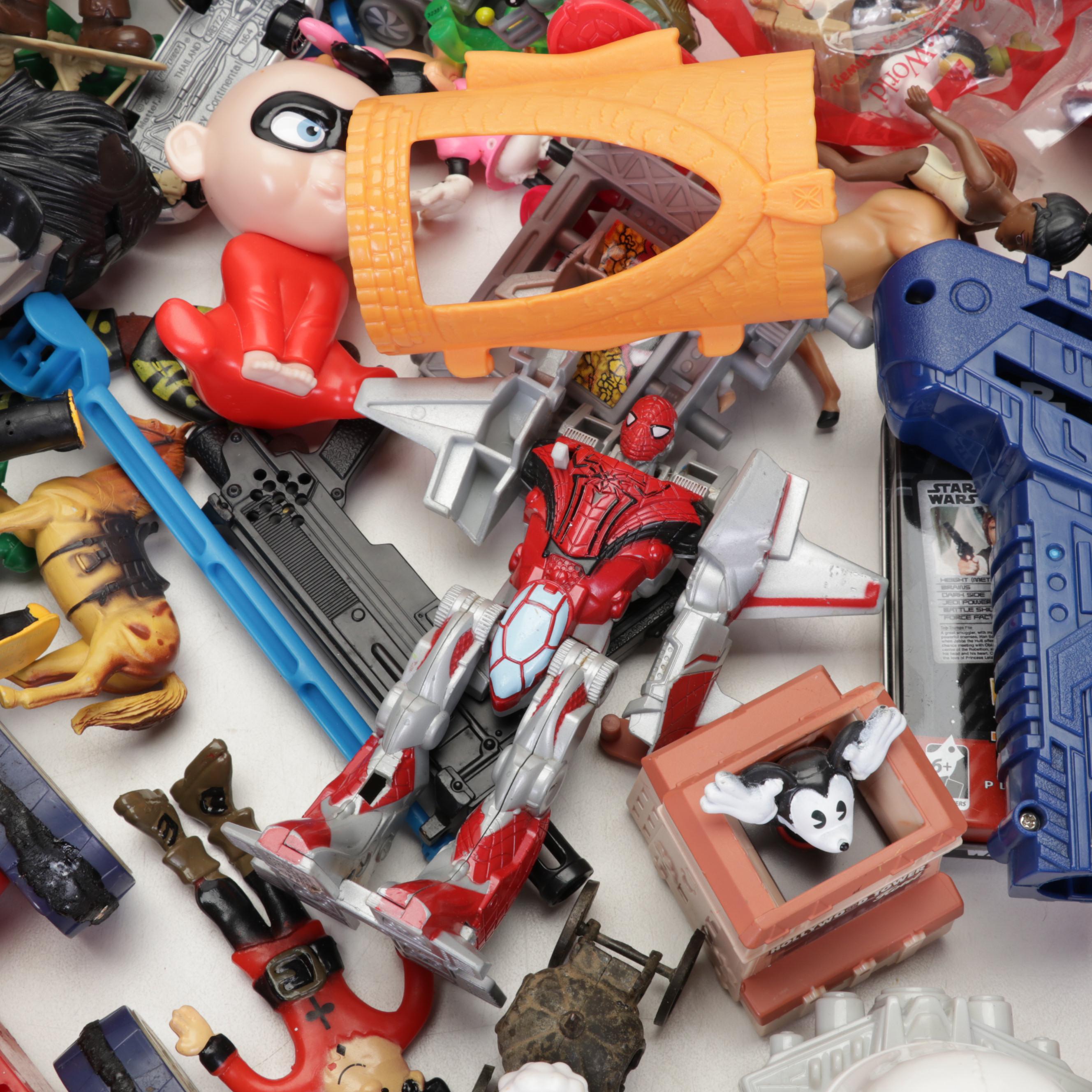 McDonald's and Burger King Happy Meal Toys Including Marvel, Disney and Nintendo