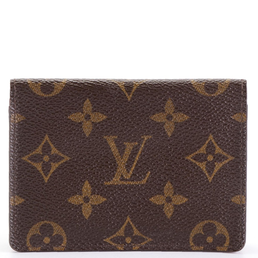 Louis Vuitton Card/ID Bifold Case in Monogram Canvas