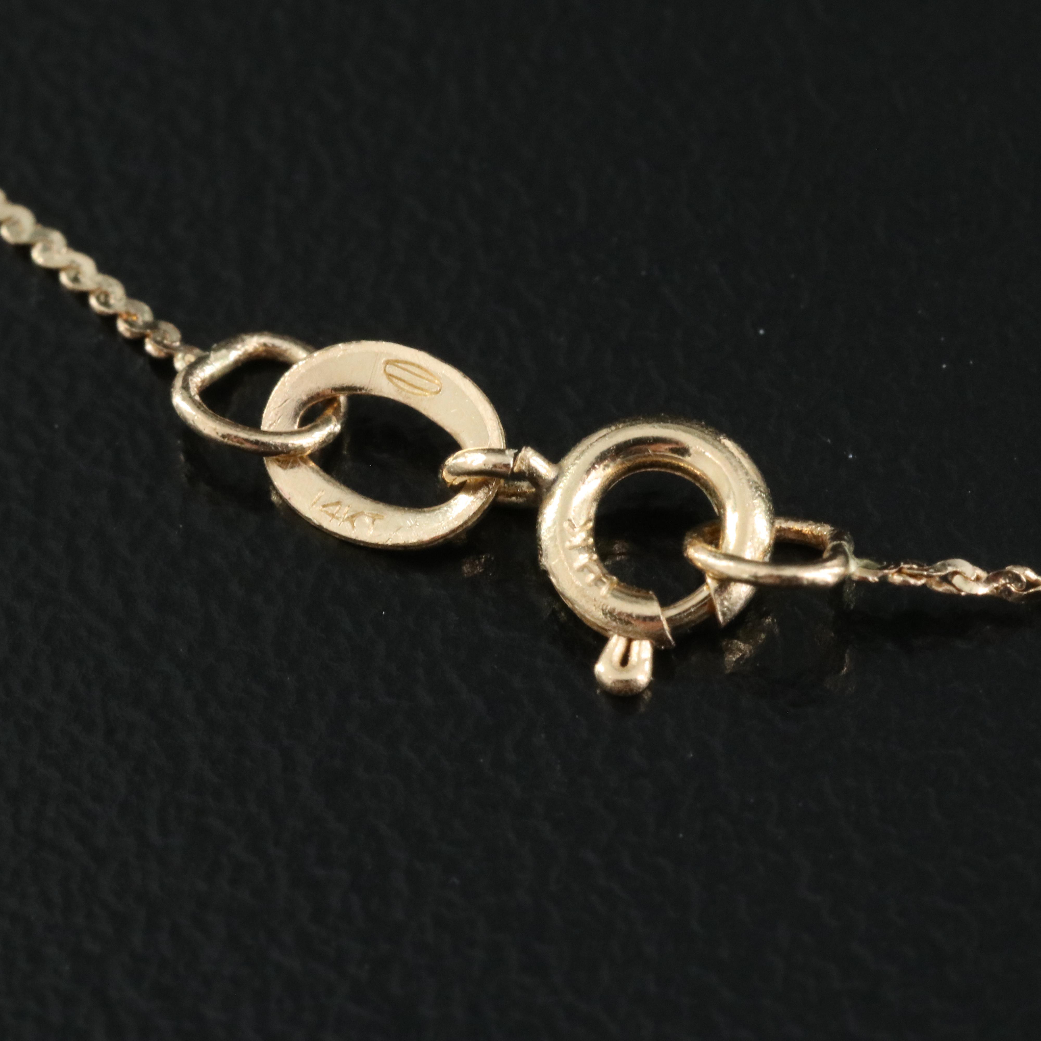 14K 0.37 CT Diamond Necklace and 0.46 CTW Diamond Stud Earrings