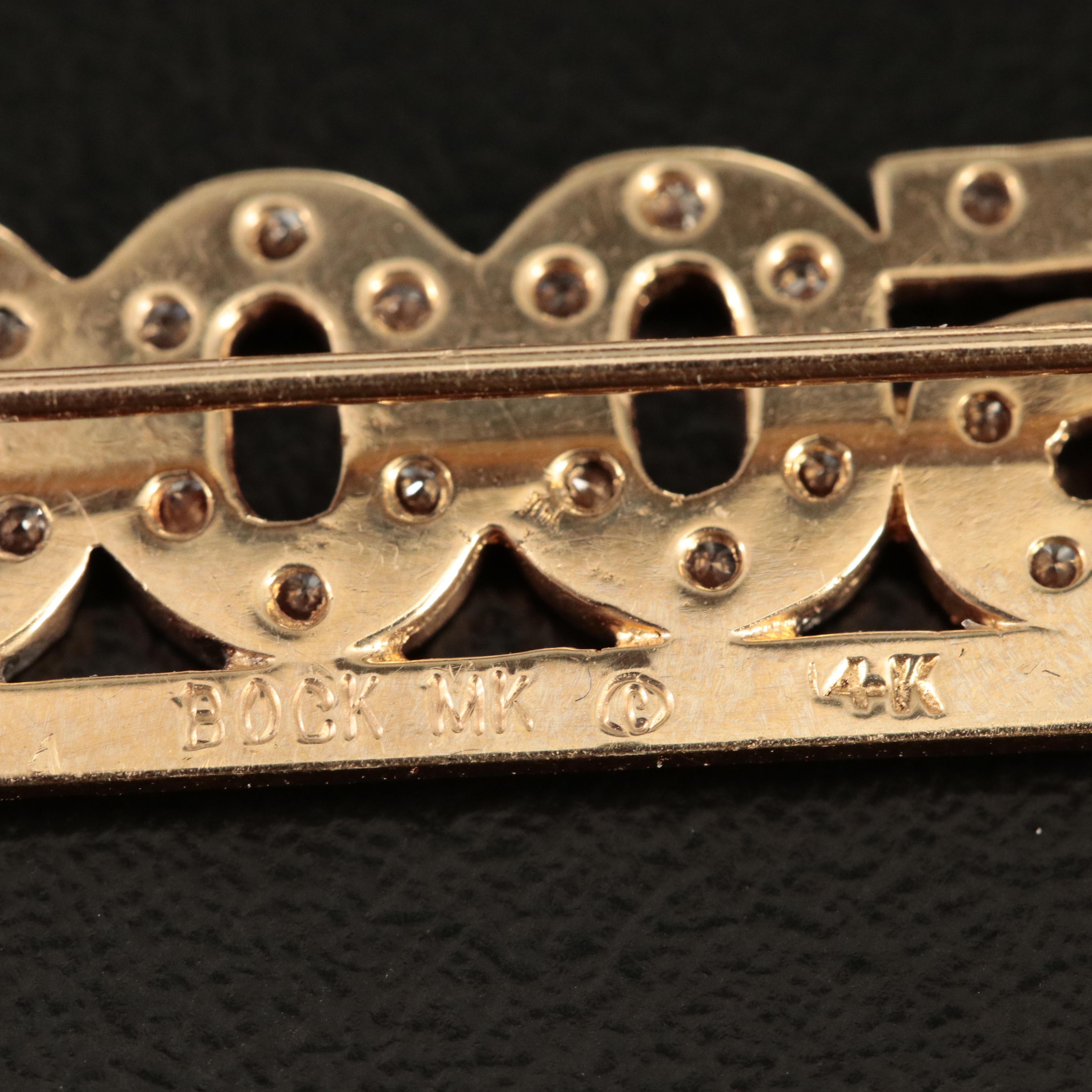 14K 0.63 CTW Diamond "$350,000" Commemorative Brooch