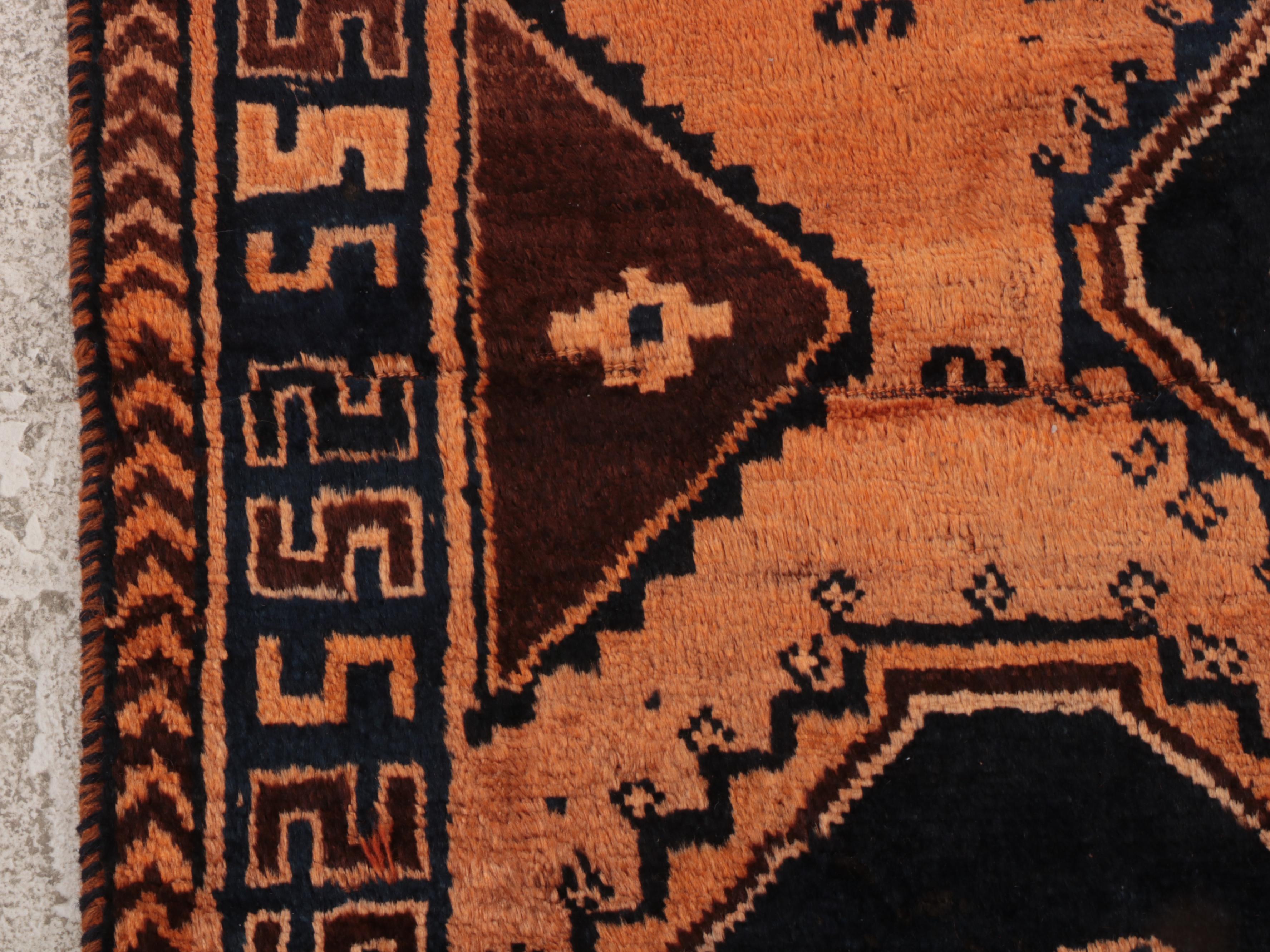 4'1 x 7'11 Hand-Knotted Caucasian Borchaly Area Rug