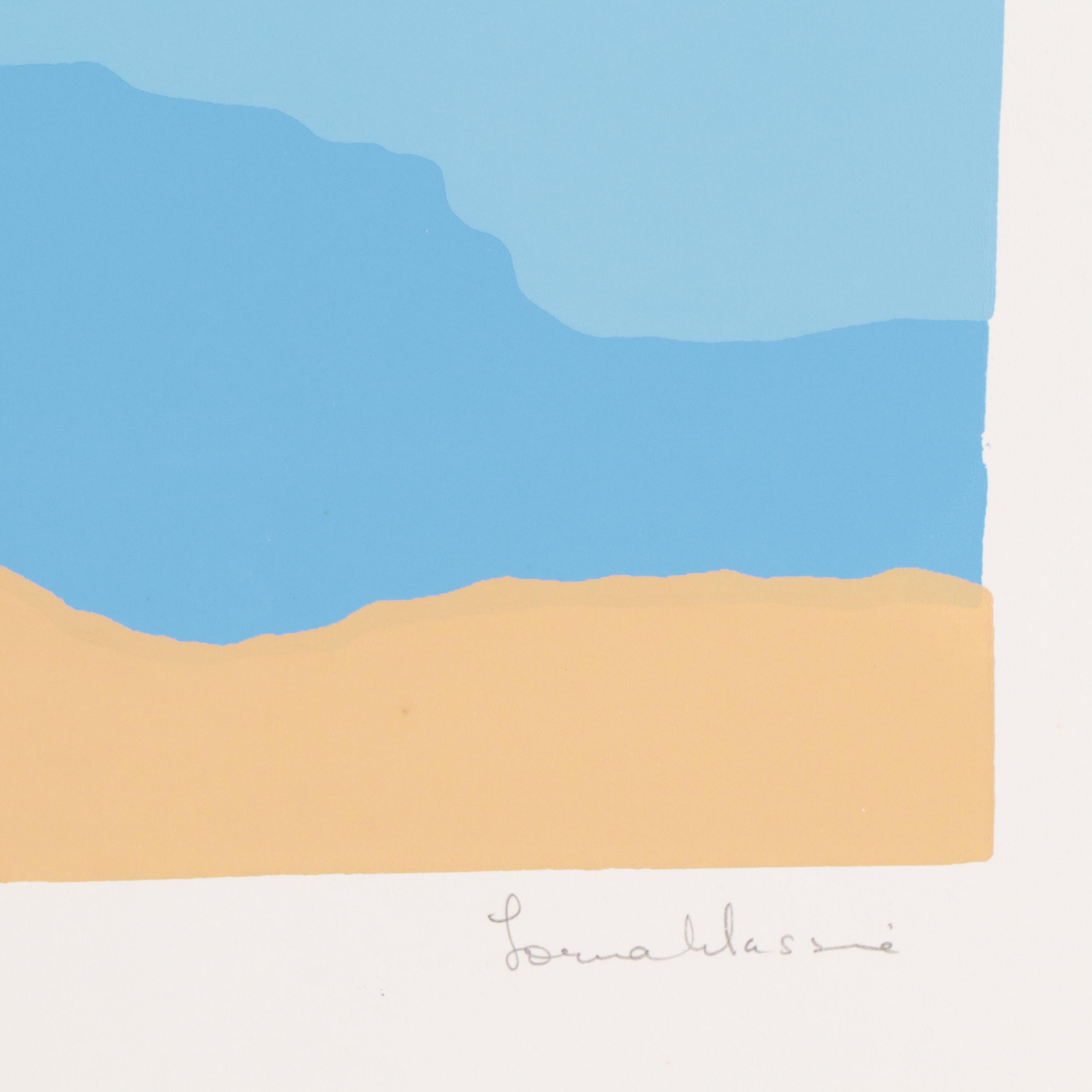 Lorna Massie Serigraph of Fisherman