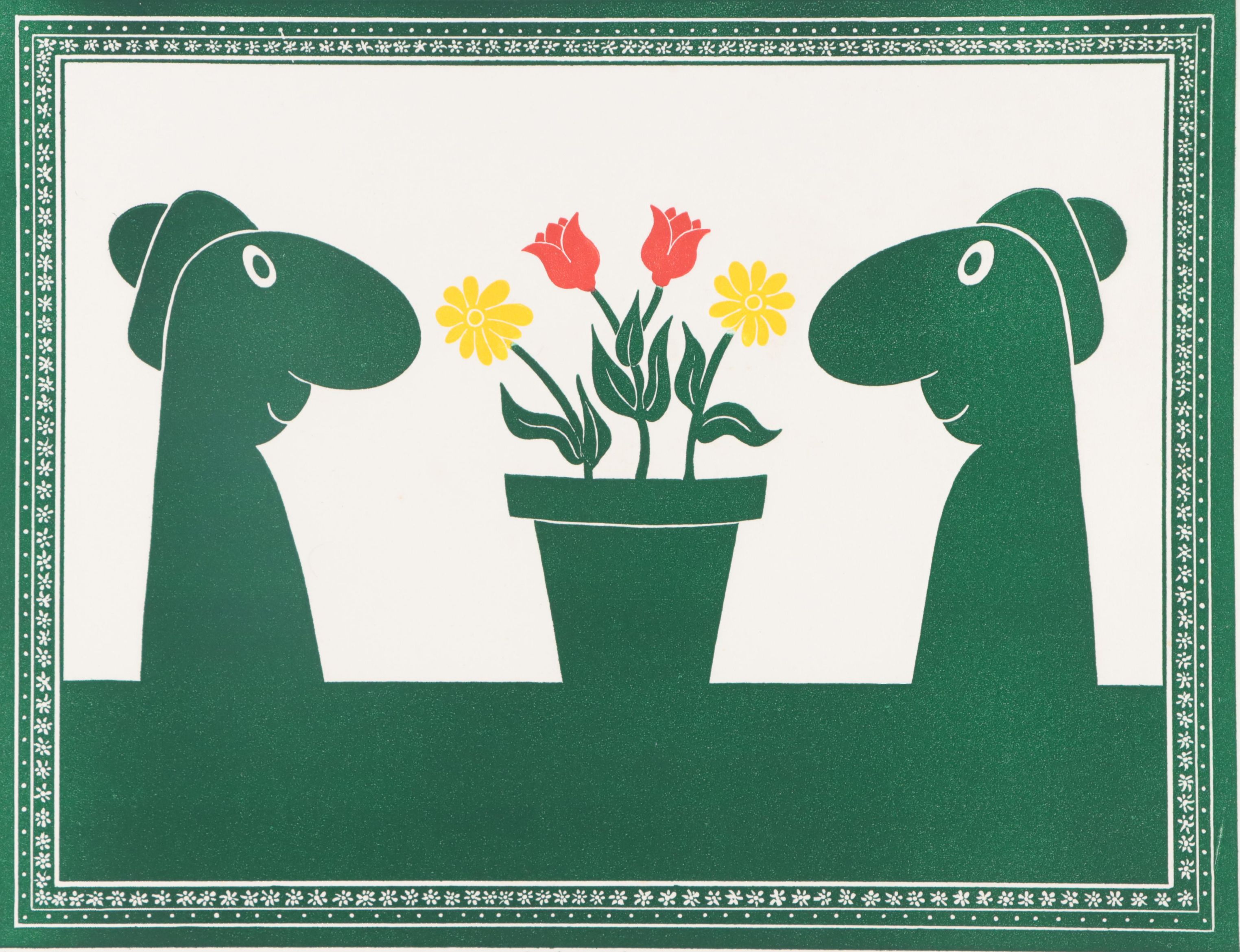 Jean Sariano Etching "Shadows of a Doubt"