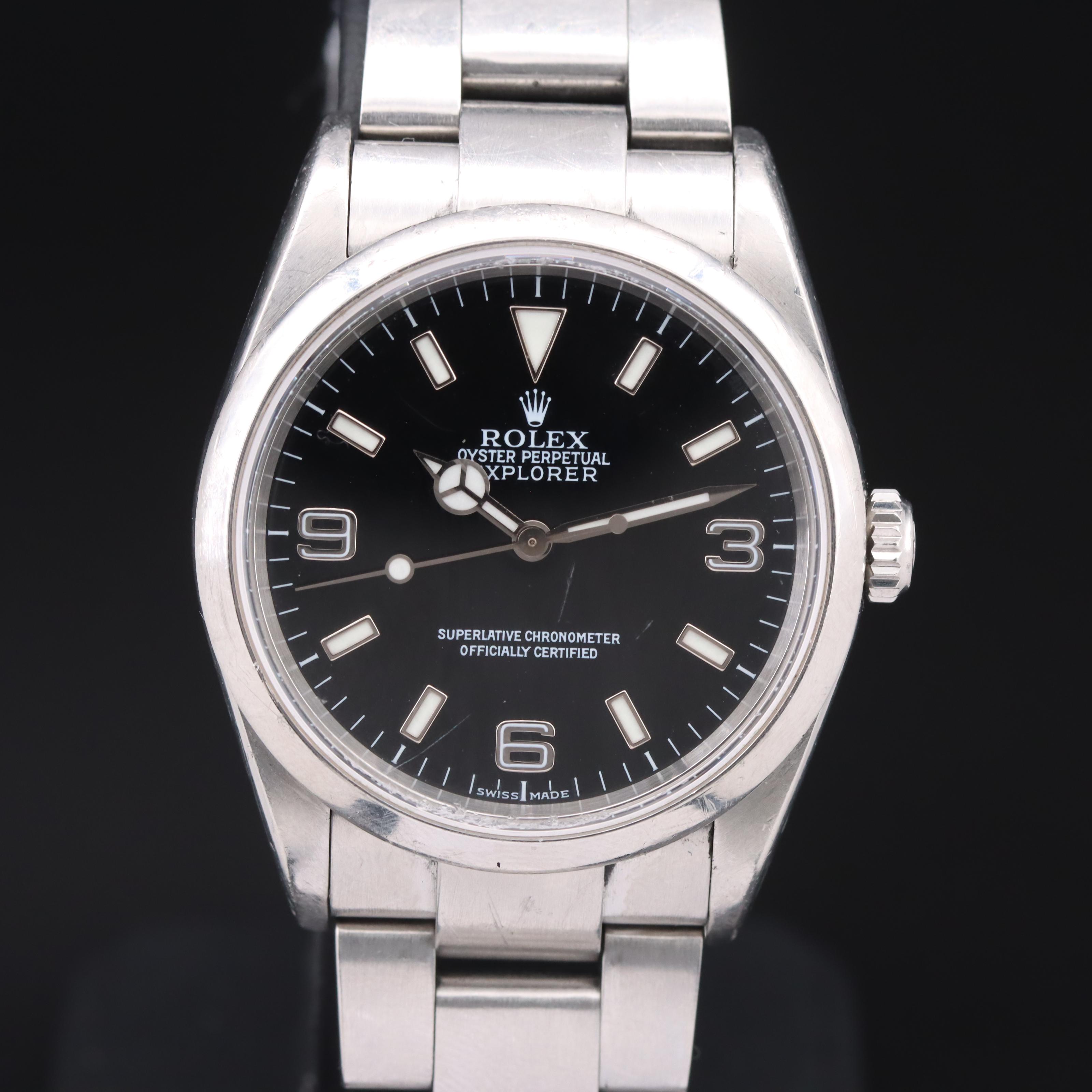 2002 - 2004 Rolex Oyster Perpetual Explorer Watch