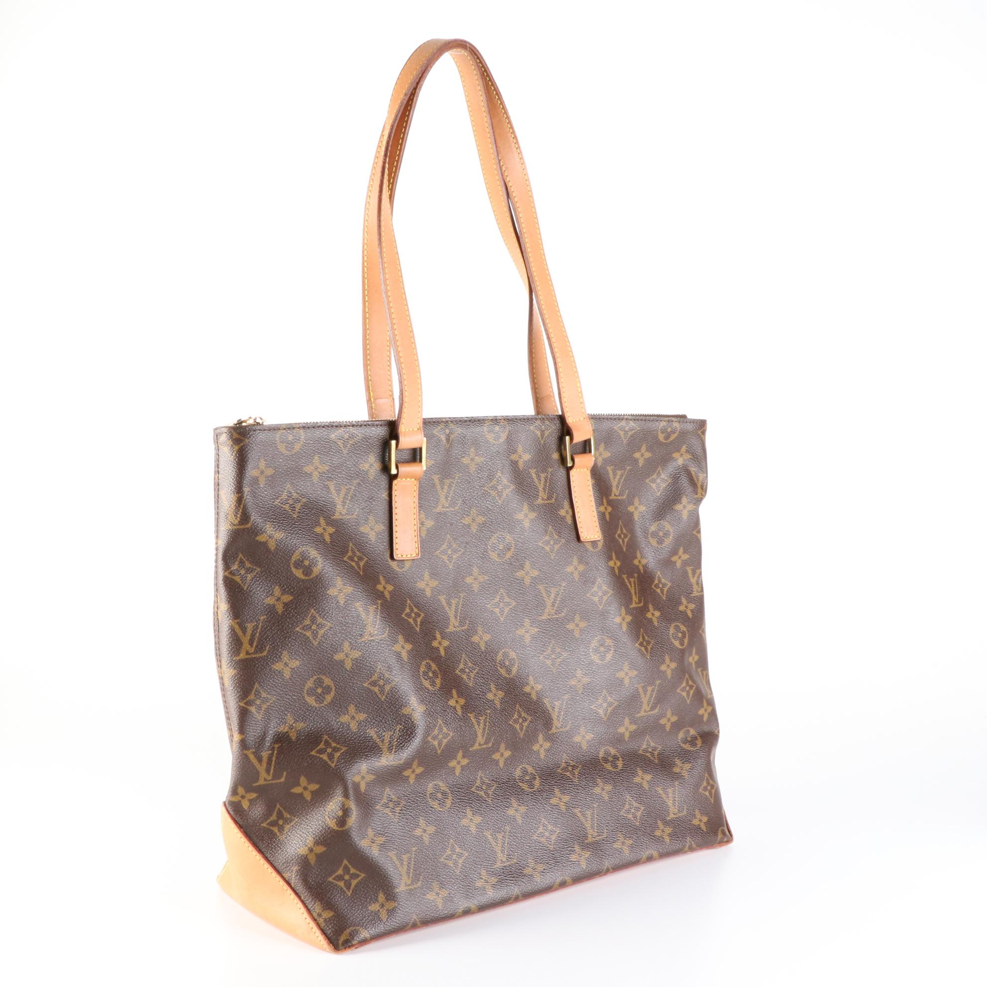 Louis Vuitton Cabas Mezzo Tote in Monogram Canvas and Vachetta Leather