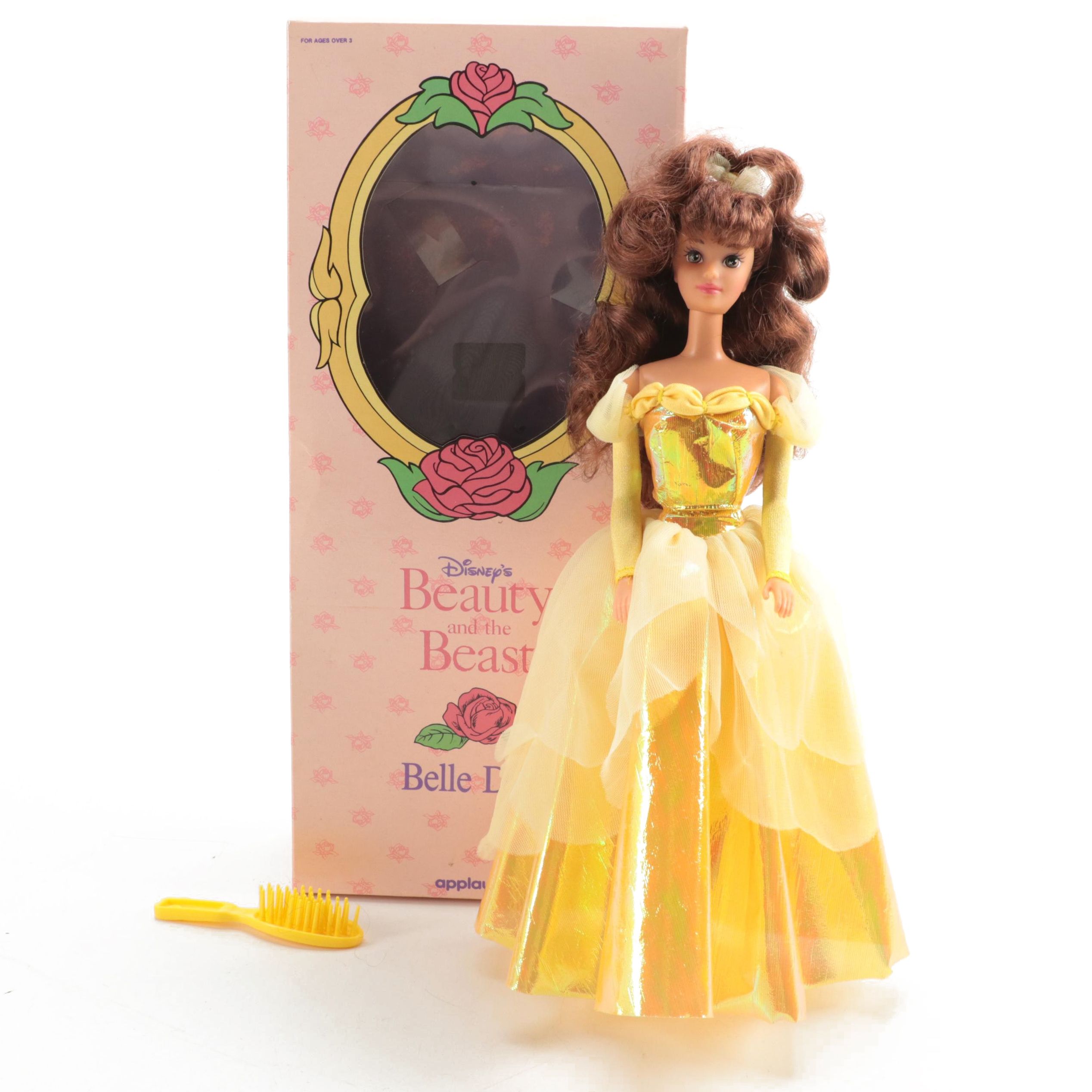 Applause Disney "Beauty and the Beast" Belle Doll, Late 20th Century
