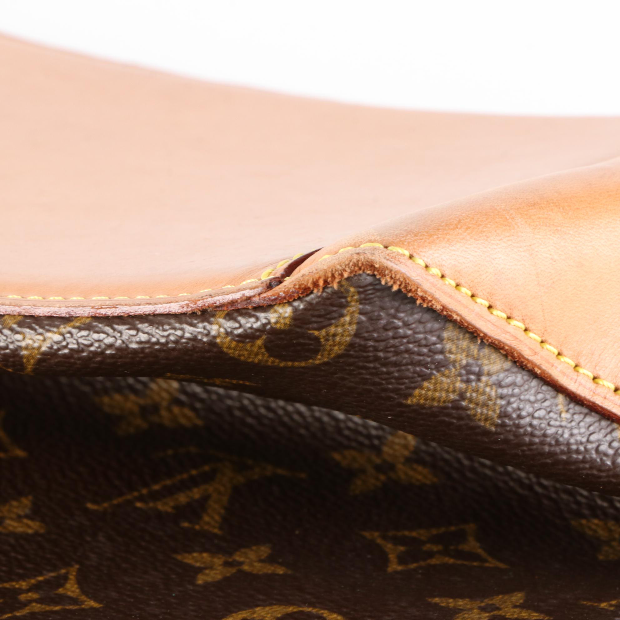 Louis Vuitton Cabas Mezzo Tote in Monogram Canvas and Vachetta Leather