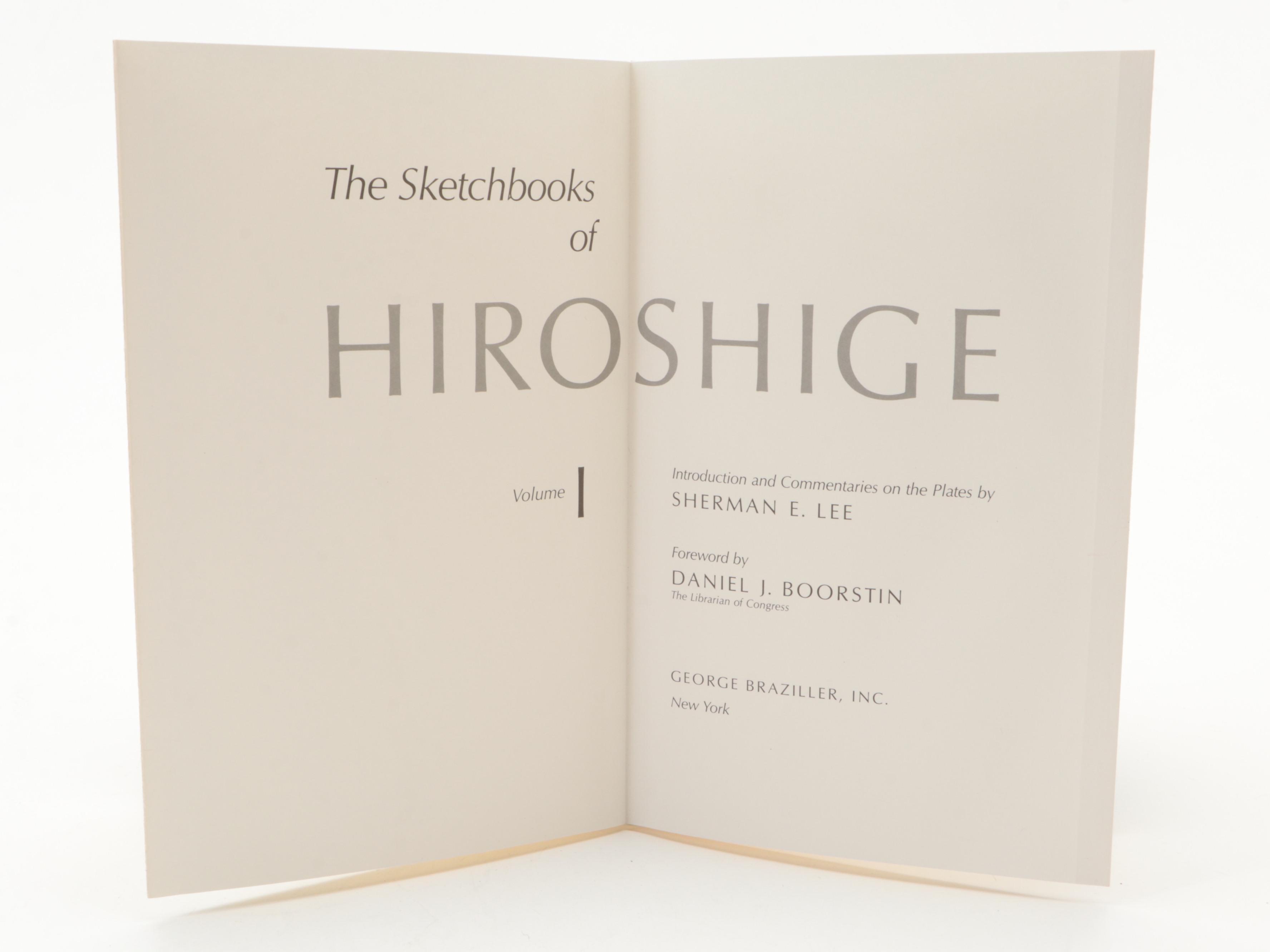 First American Edition "The Sketchbooks of Hiroshige" Two-Volume Set, 1984