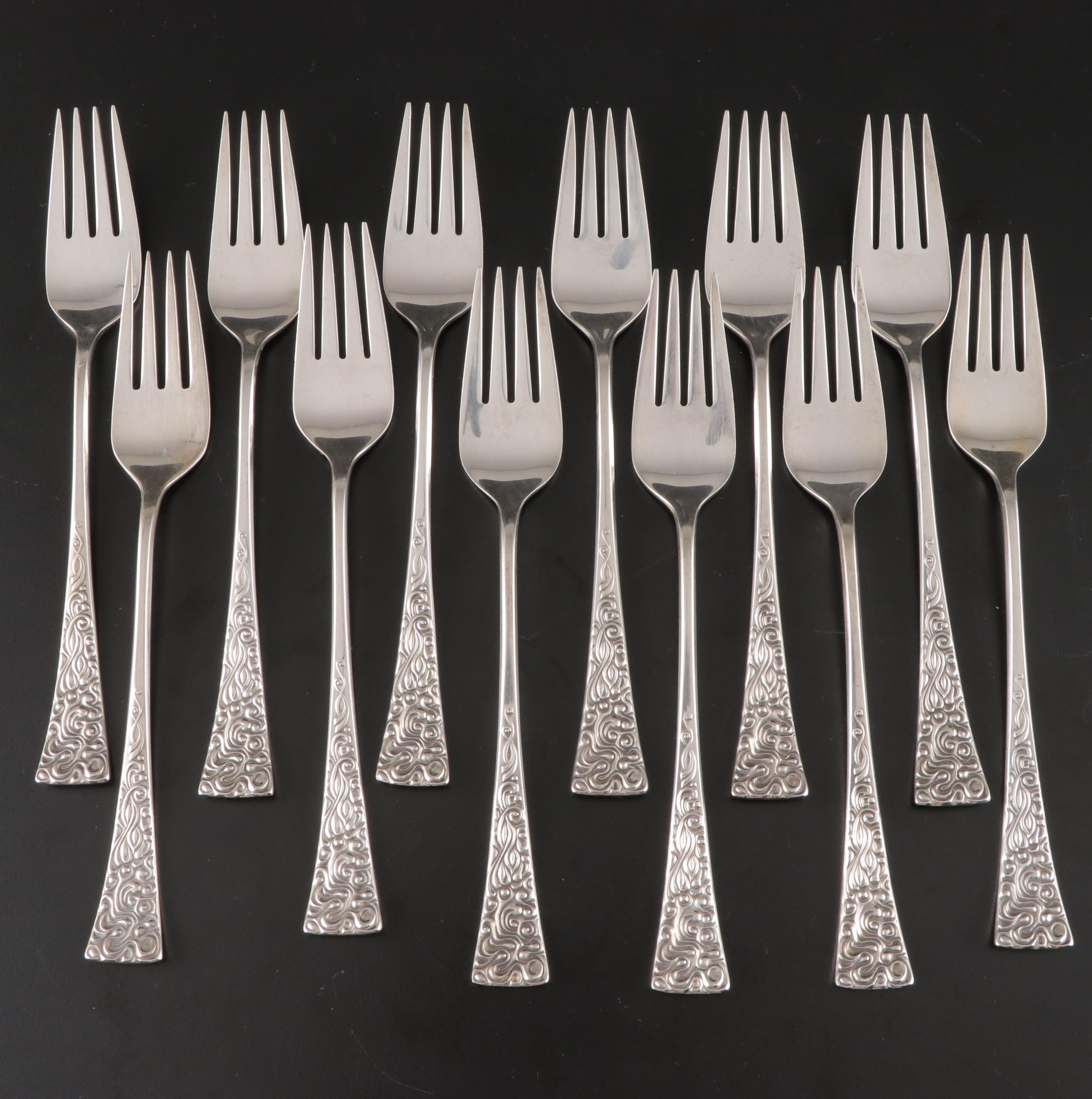 Reed & Barton "Tapestry" Sterling Silver Flatware and Serving Utensils