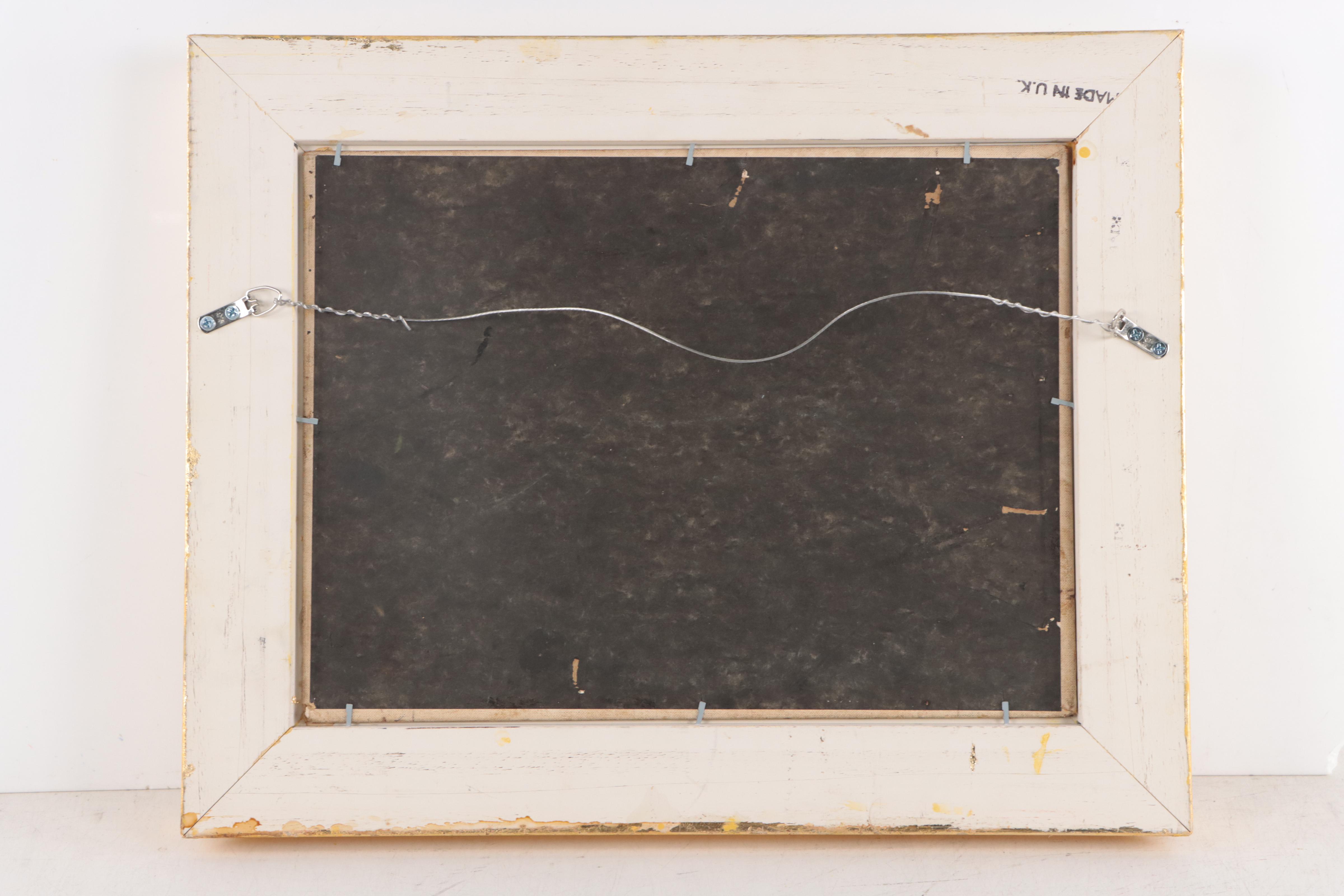 Farm Landscape Oil Painting, Mid-20th Century