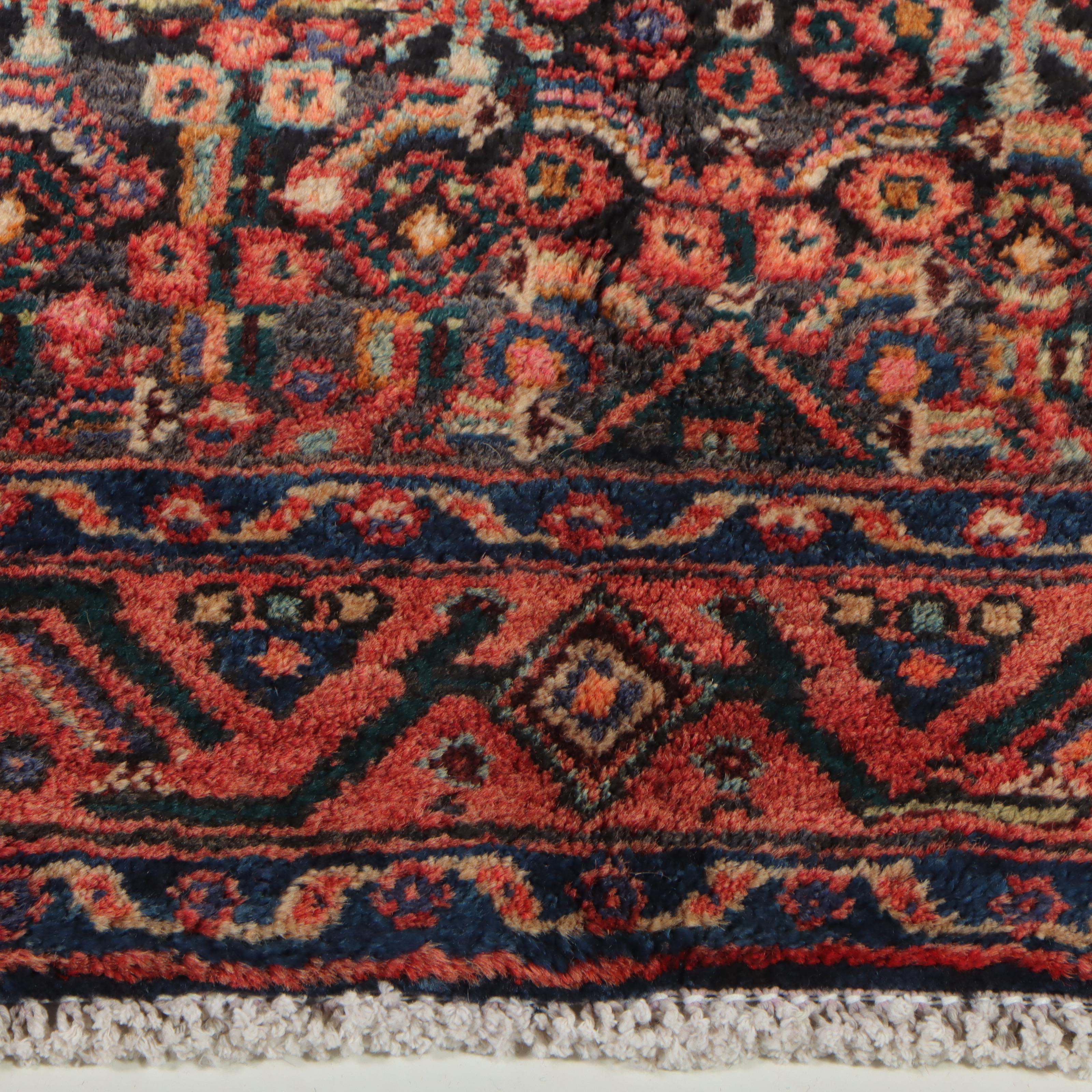 4'7 x 9'10 Hand-Knotted Persian Malayer Long Rug