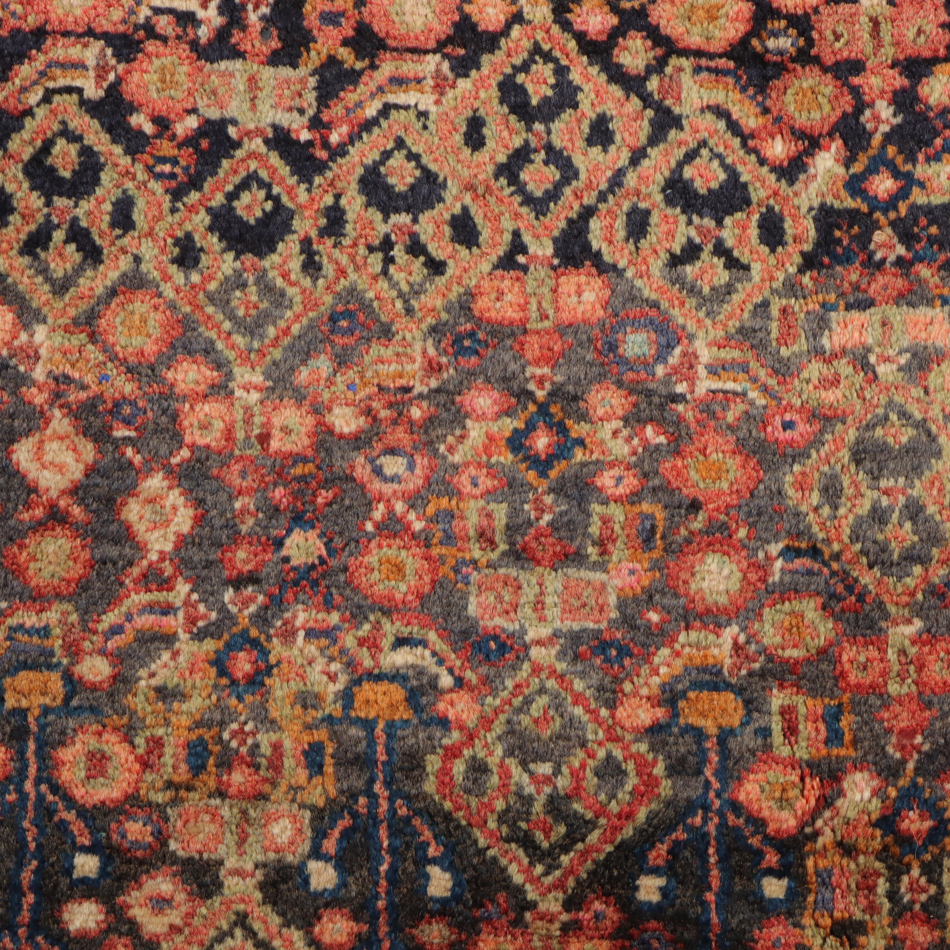 4'7 x 9'10 Hand-Knotted Persian Malayer Long Rug