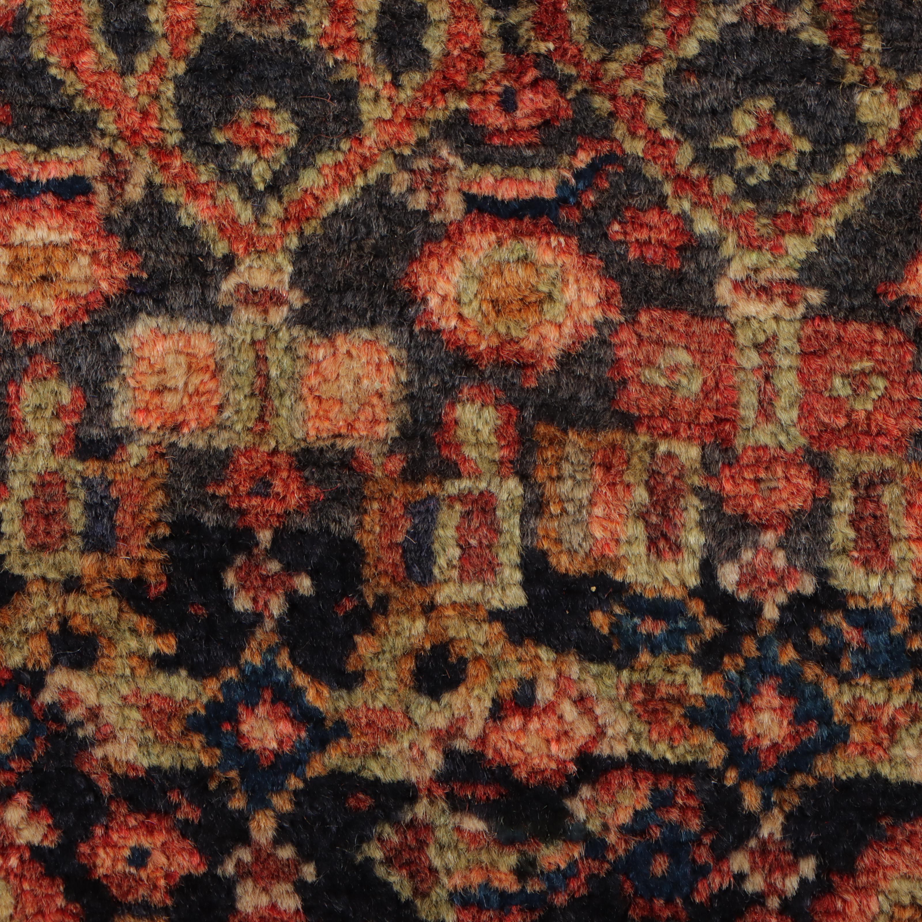 4'7 x 9'10 Hand-Knotted Persian Malayer Long Rug