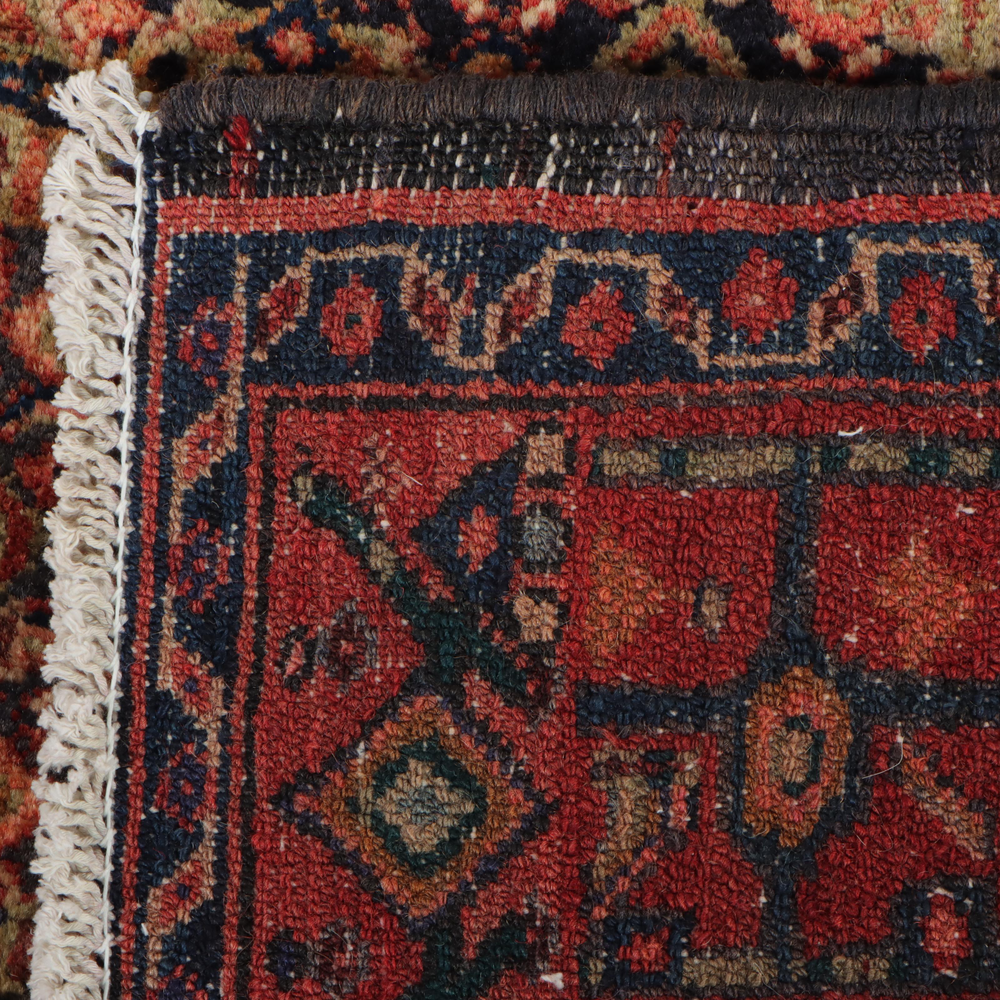 4'7 x 9'10 Hand-Knotted Persian Malayer Long Rug