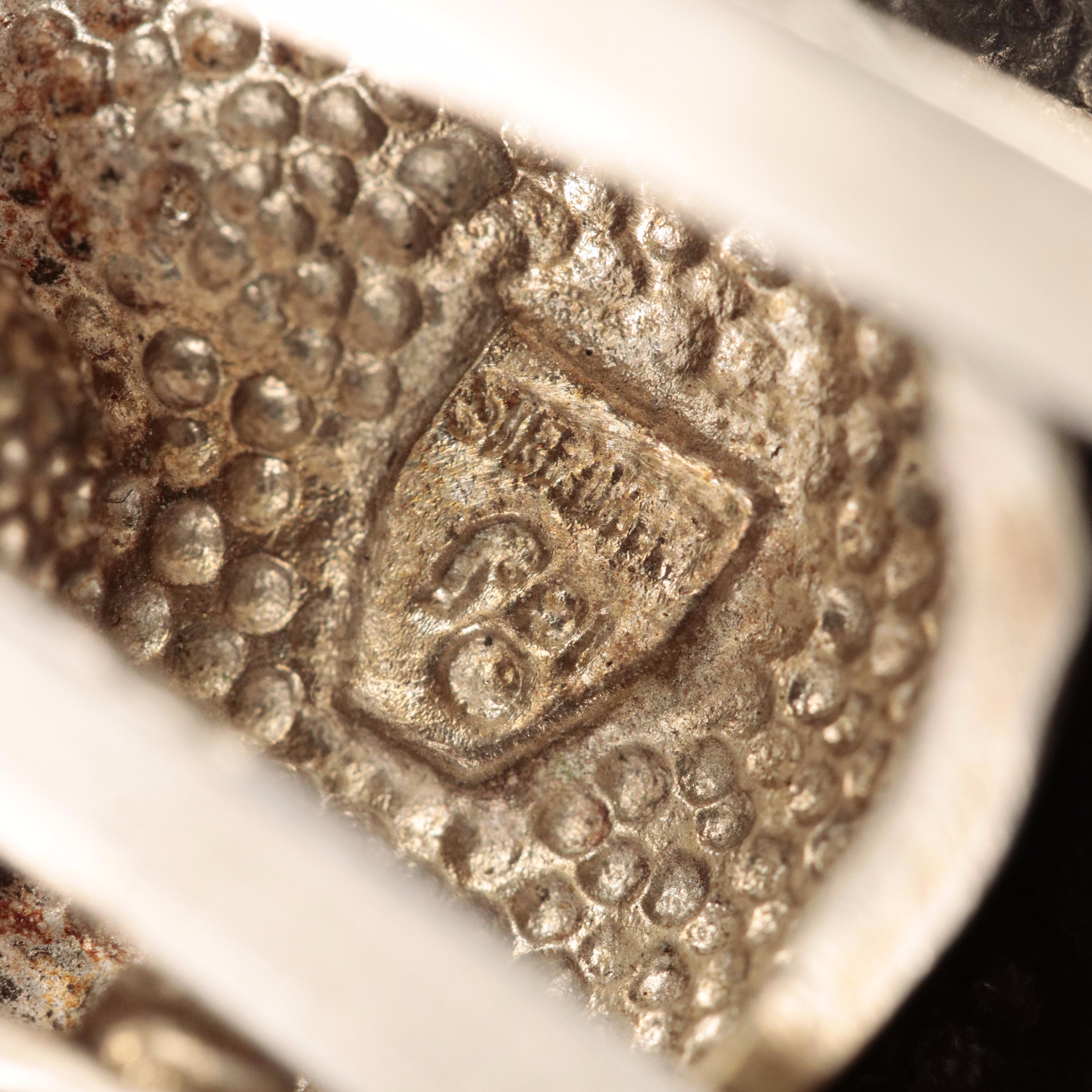 Carol Felley Sterling Turquoise Wolf Cuff