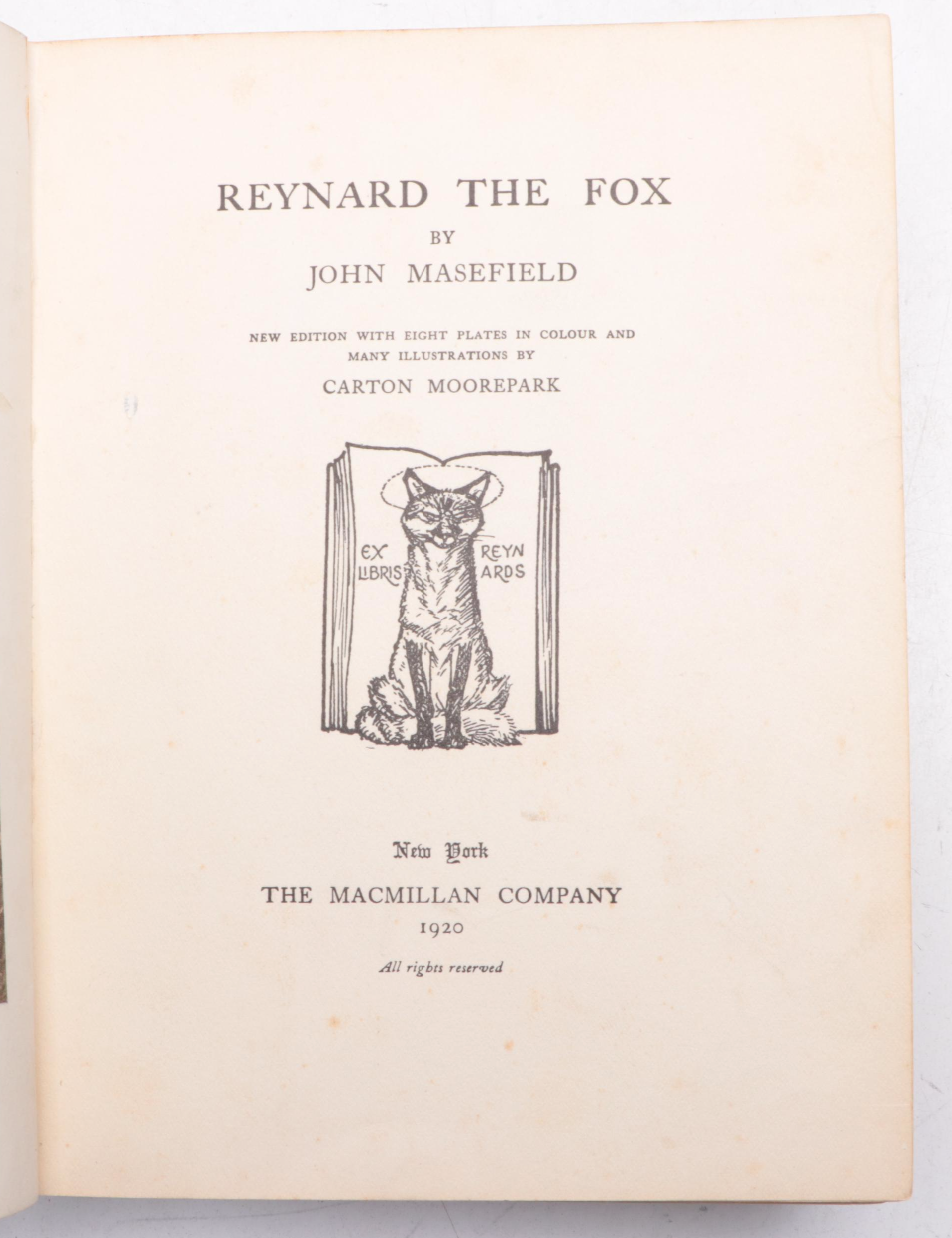 Carton Moorepark Illustrated "Reynard the Fox" by John Masefield and More