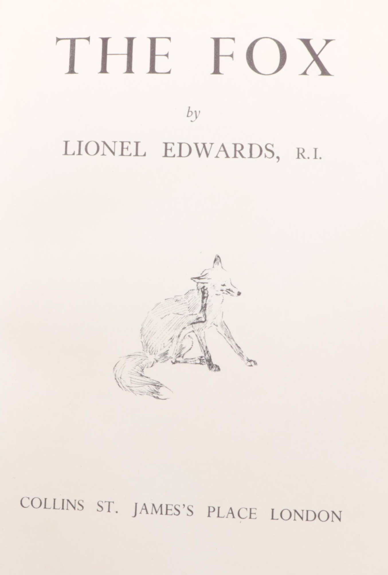 Carton Moorepark Illustrated "Reynard the Fox" by John Masefield and More