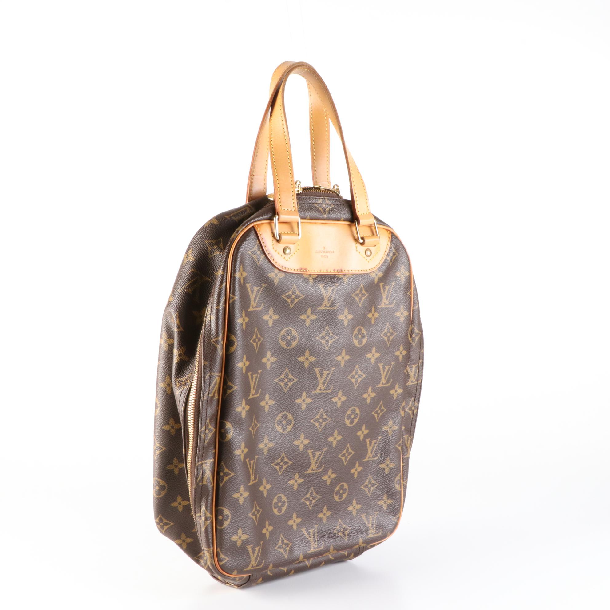 Louis Vuitton Excursion Shoe Bag in Monogram Canvas and Vachetta Leather