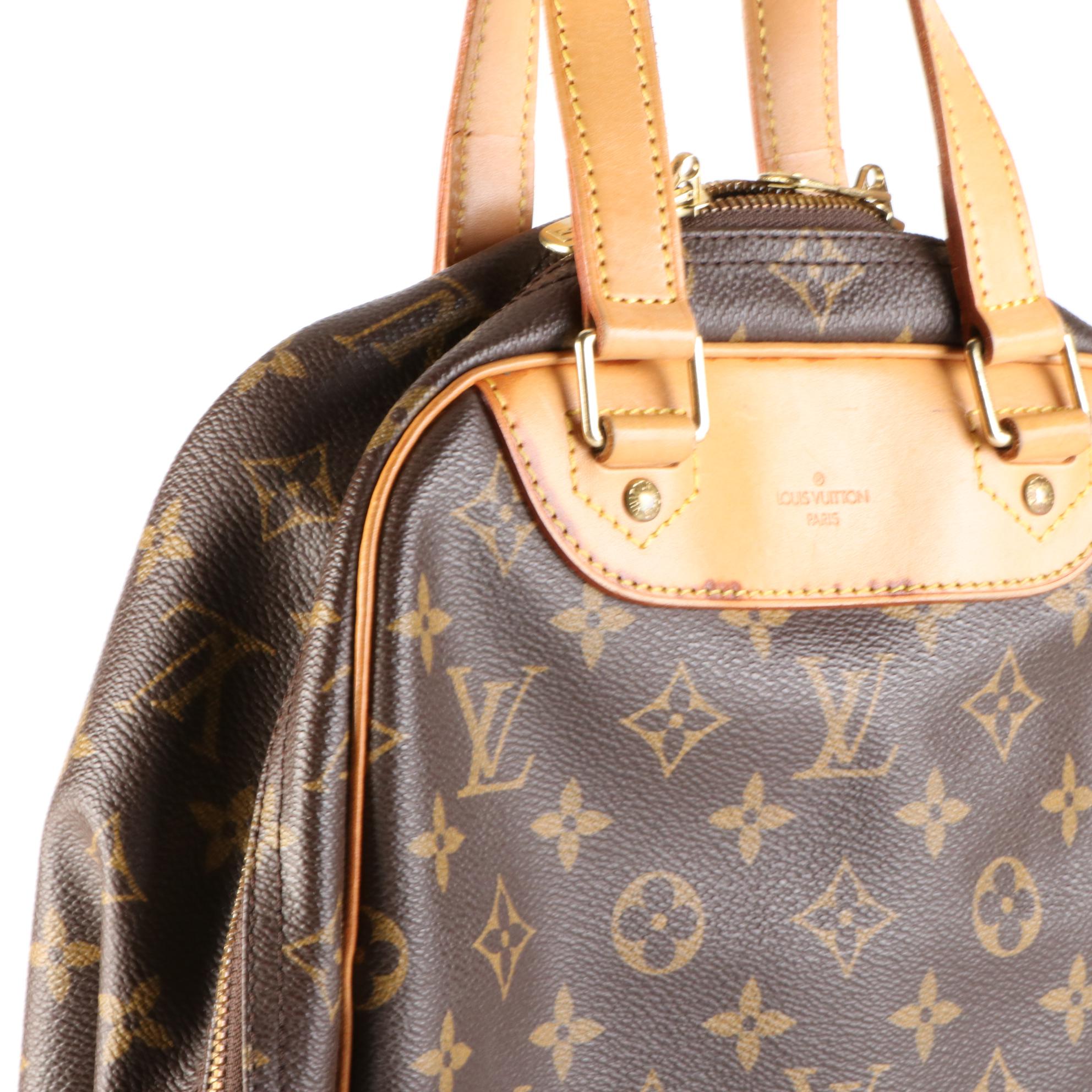 Louis Vuitton Excursion Shoe Bag in Monogram Canvas and Vachetta Leather