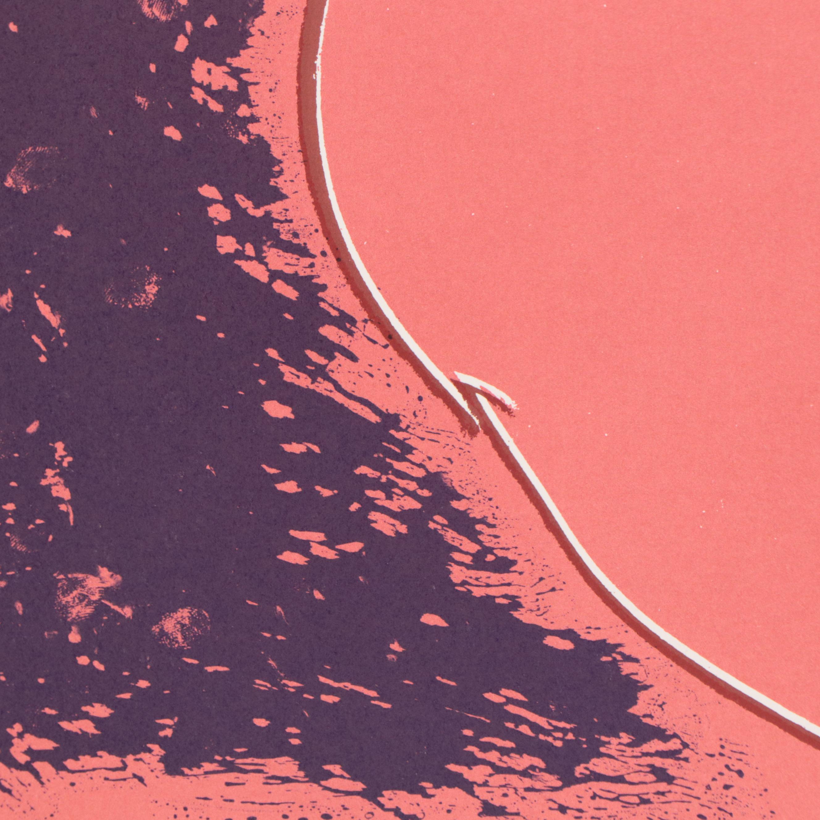 Grégoire Müller Color Lithograph "Untitled - Seated Nude"