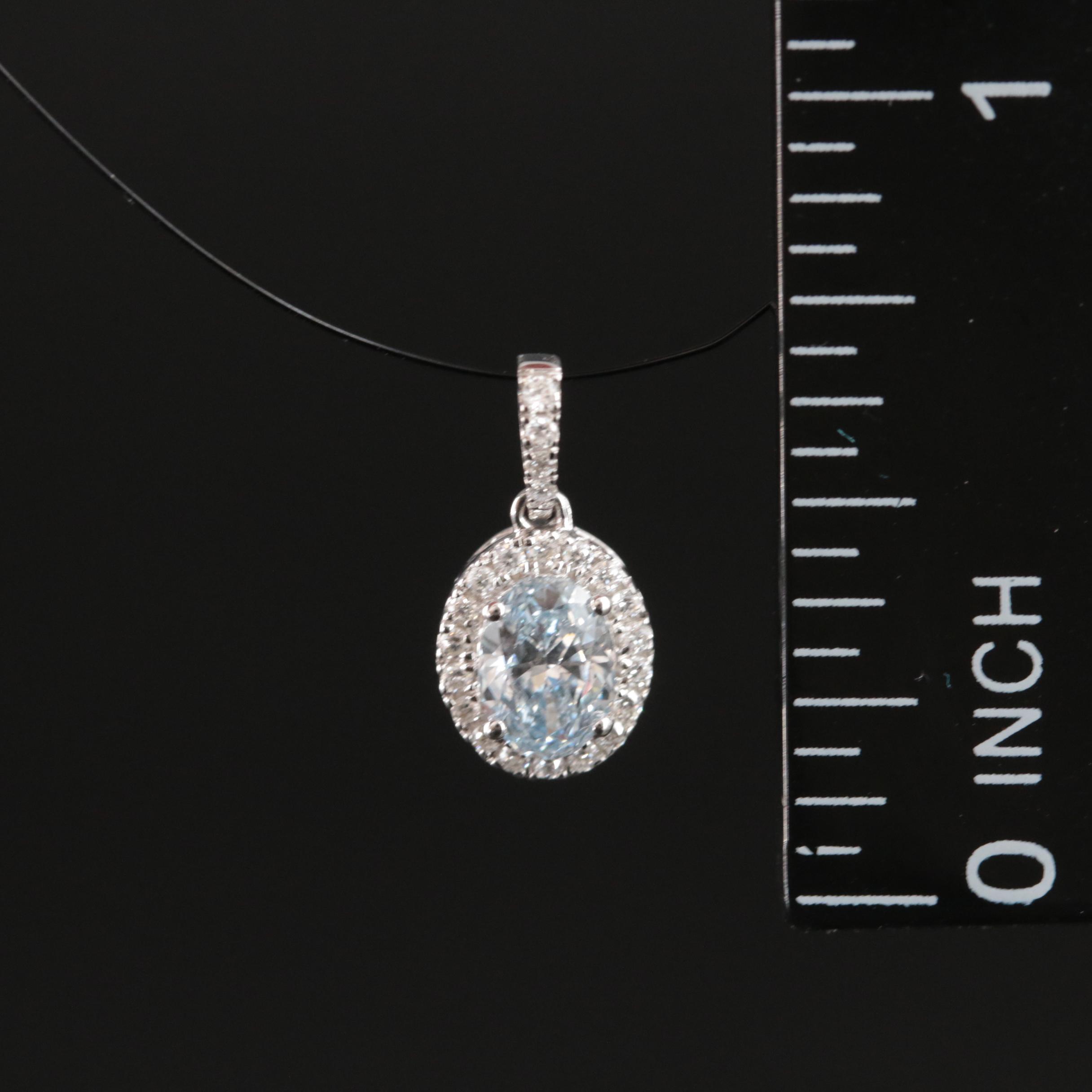 14K 0.60 CTW Lab Grown Diamond Pendant