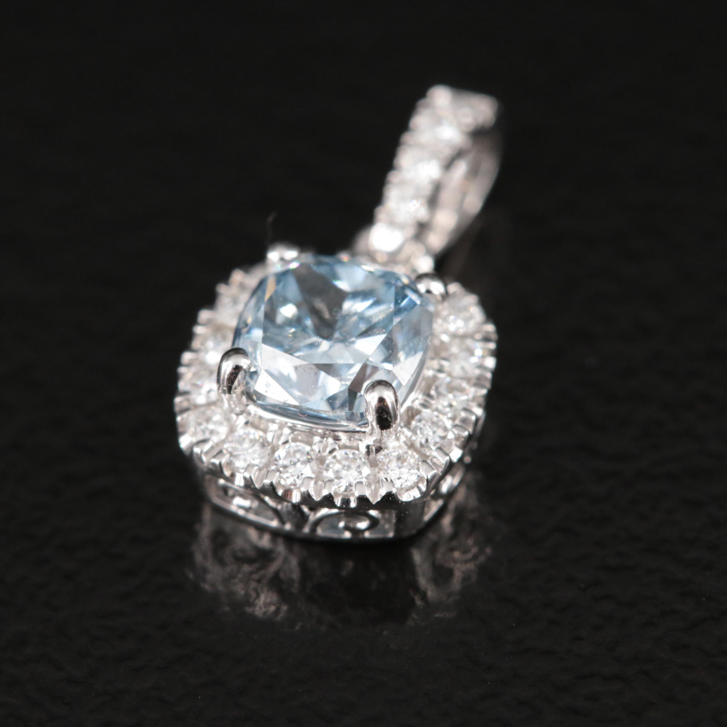 14K 0.62 CTW Lab Grown Diamond Pendant