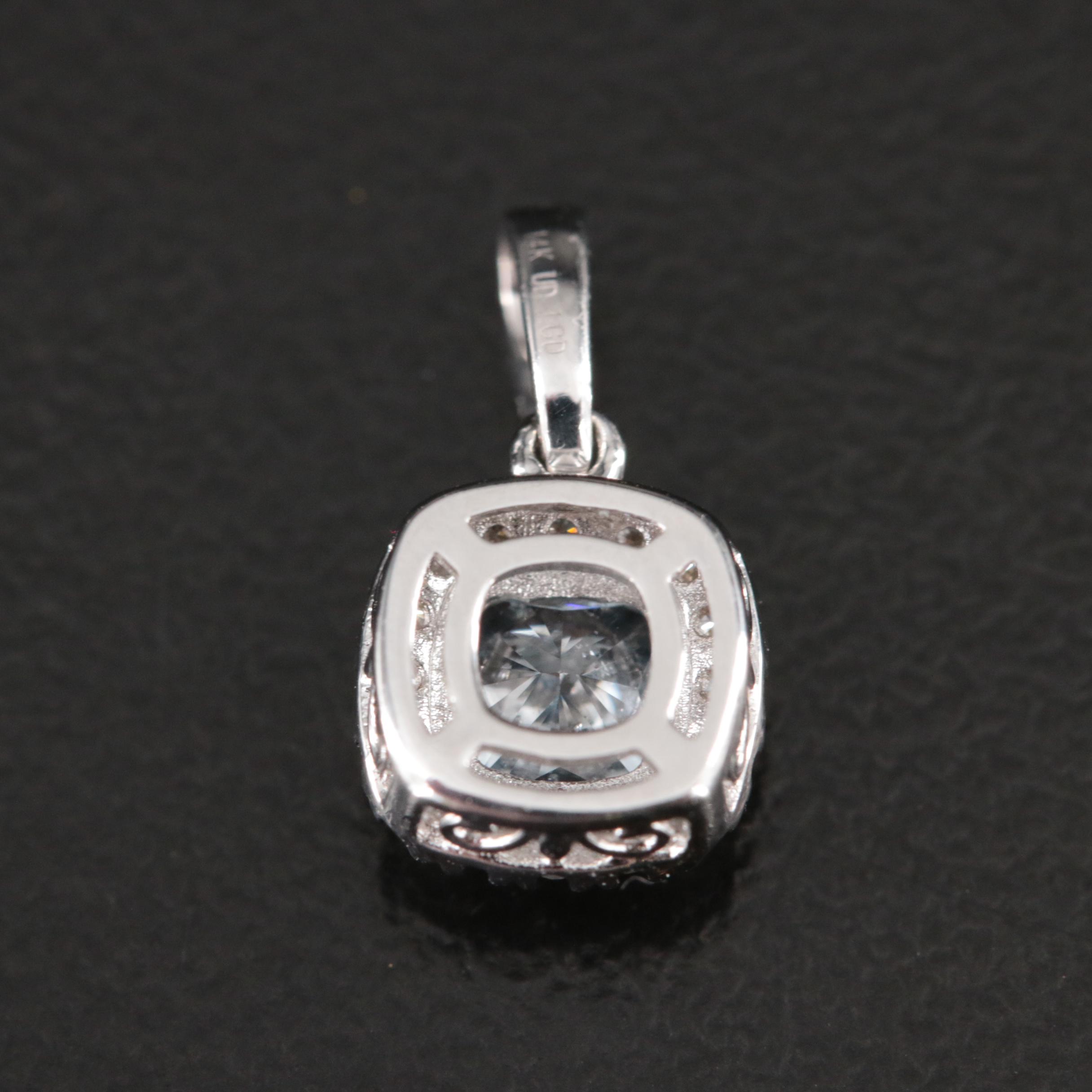 14K 0.62 CTW Lab Grown Diamond Pendant