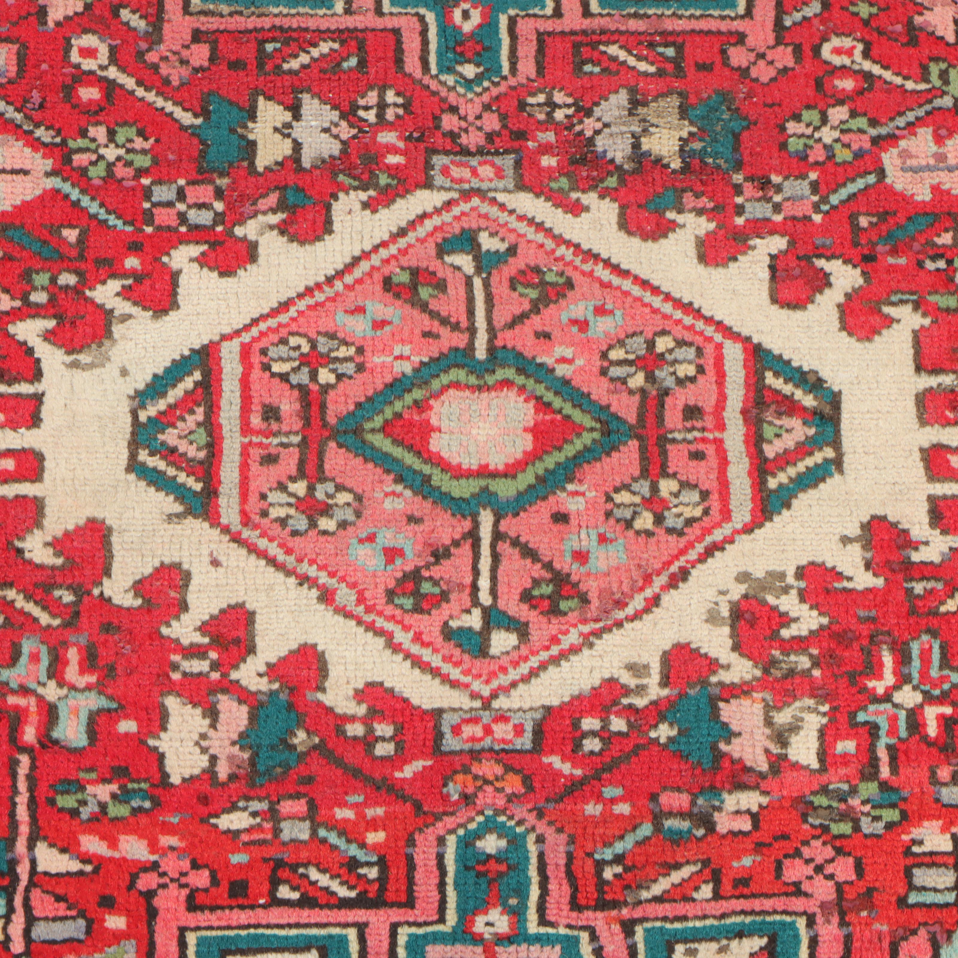 3'4 x 8'10 Hand-Knotted Persian Karaja Long Rug