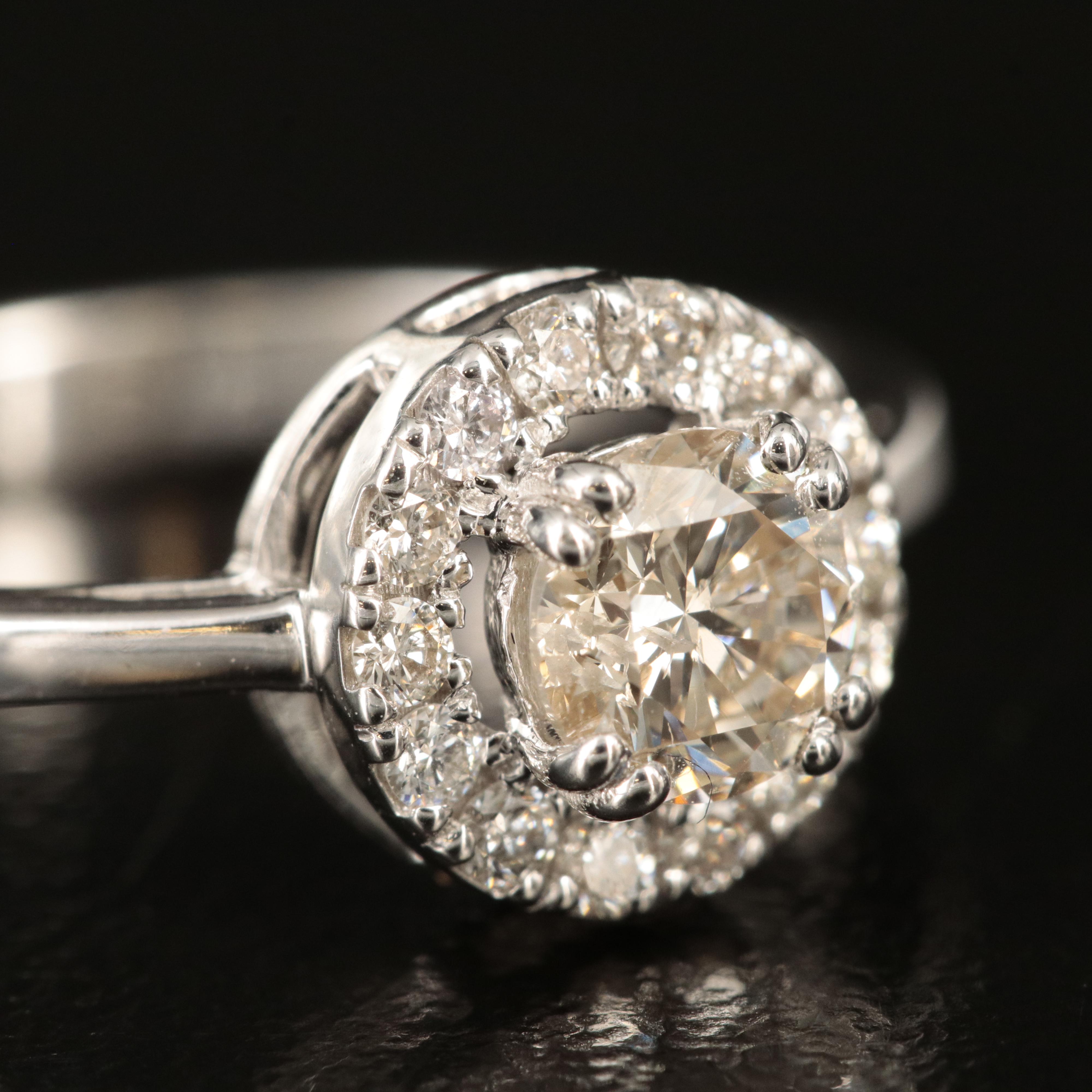 14K 0.61 CTW Diamond Ring