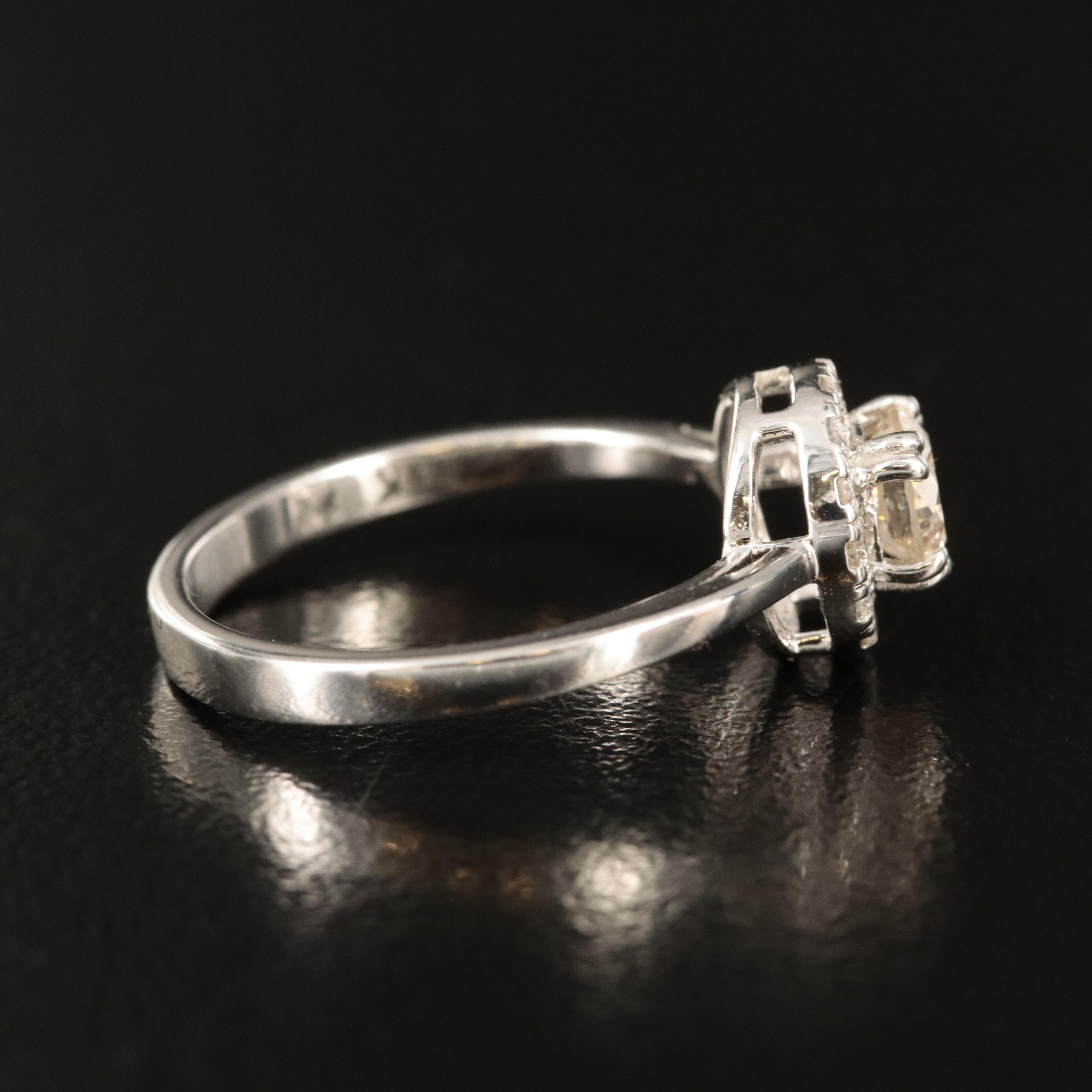 14K 0.61 CTW Diamond Ring