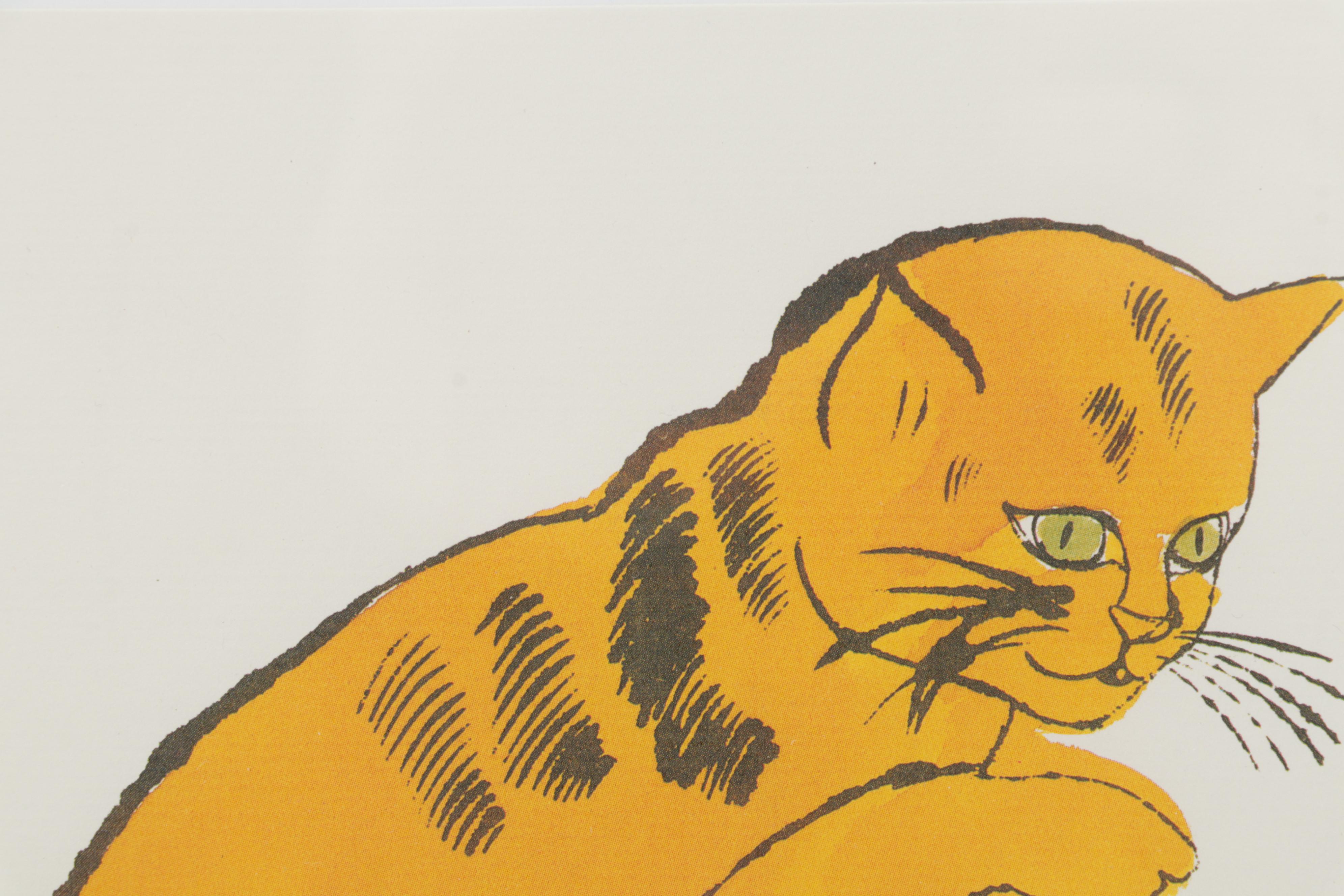 Offset Lithograph After Andy Warhol From "25 Cats Name Sam and One Blue Pussy"