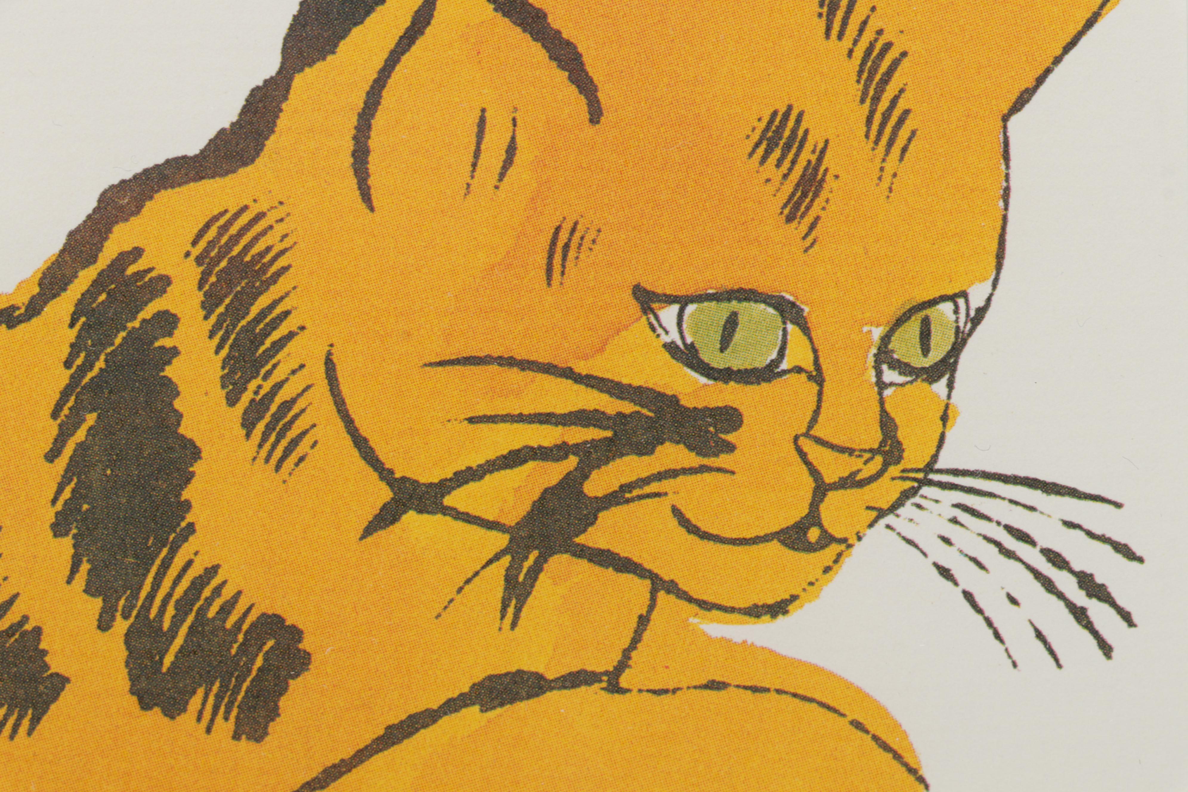 Offset Lithograph After Andy Warhol From "25 Cats Name Sam and One Blue Pussy"