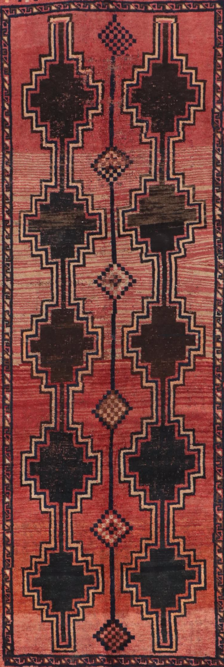 3'9 x 8'8 Hand-Knotted Persian Shiraz Long Rug