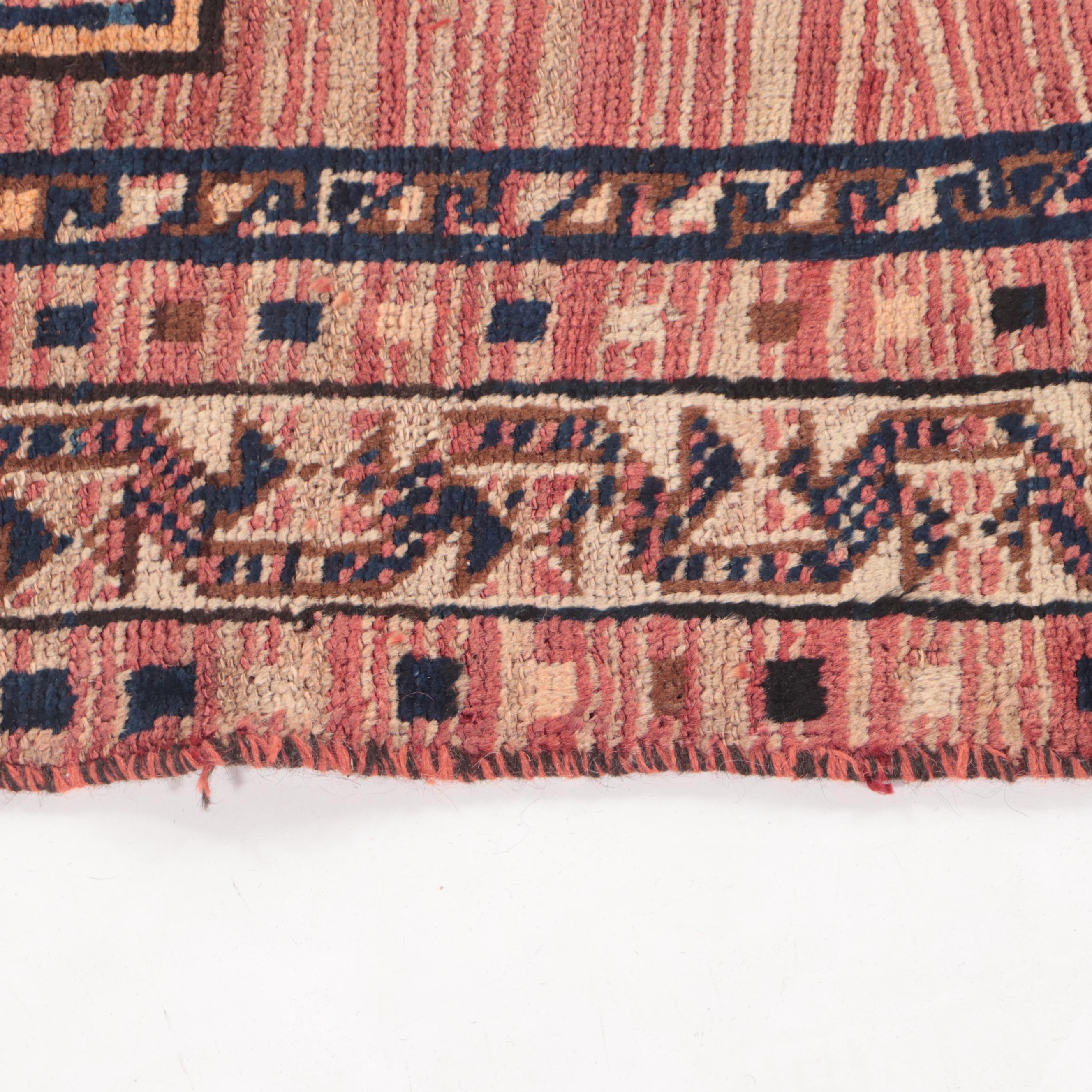 3'9 x 8'8 Hand-Knotted Persian Shiraz Long Rug