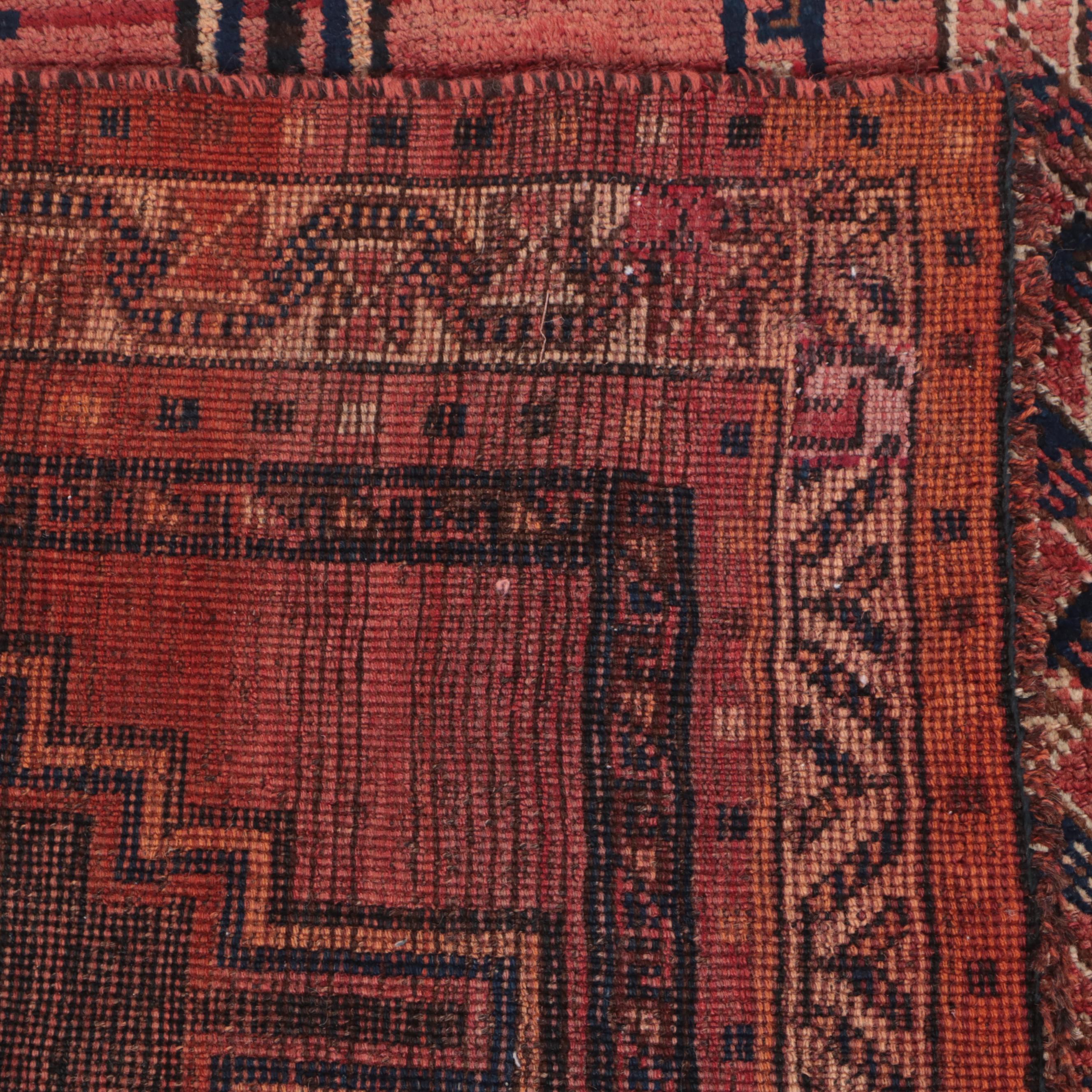 3'9 x 8'8 Hand-Knotted Persian Shiraz Long Rug