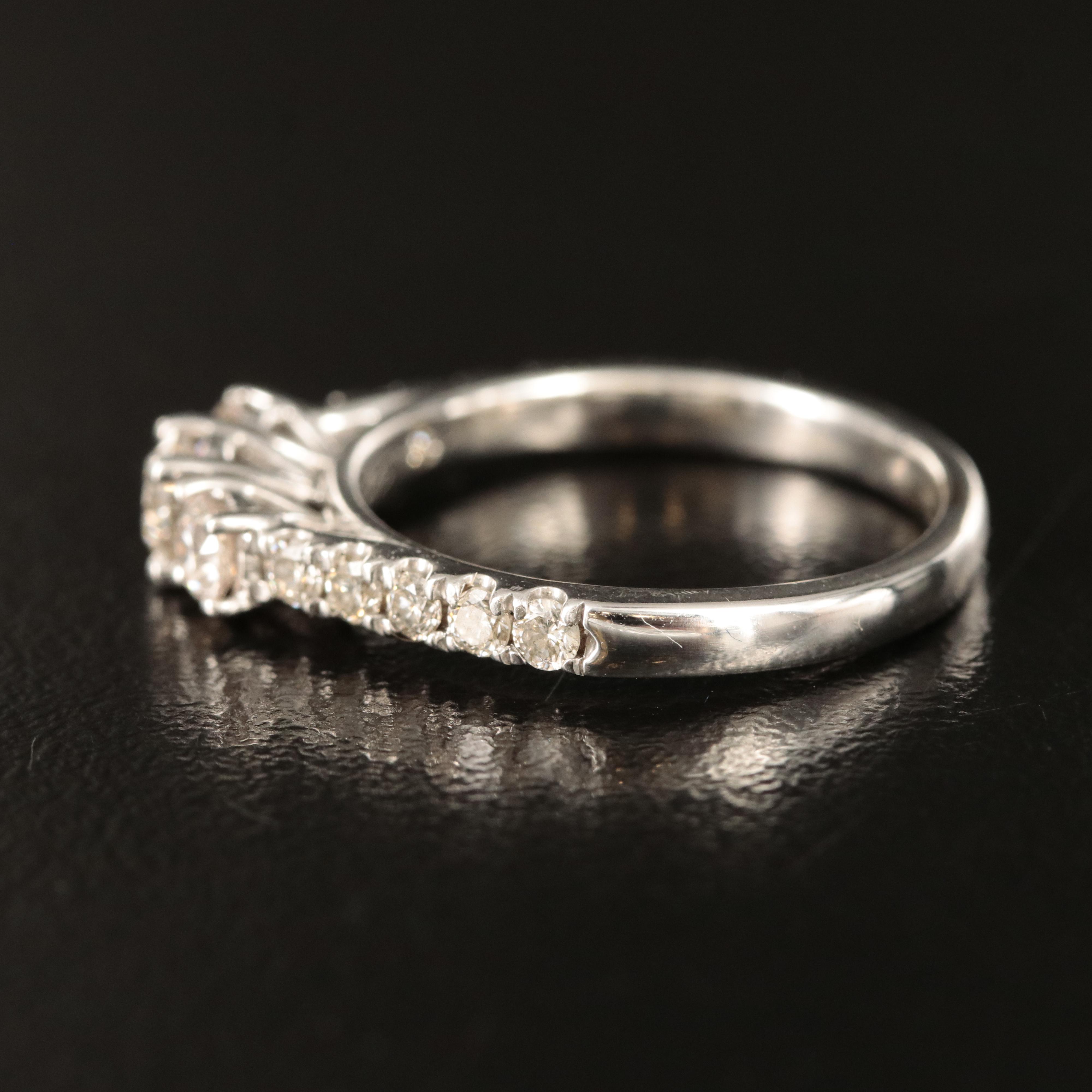 10K 0.90 CTW Diamond Ring