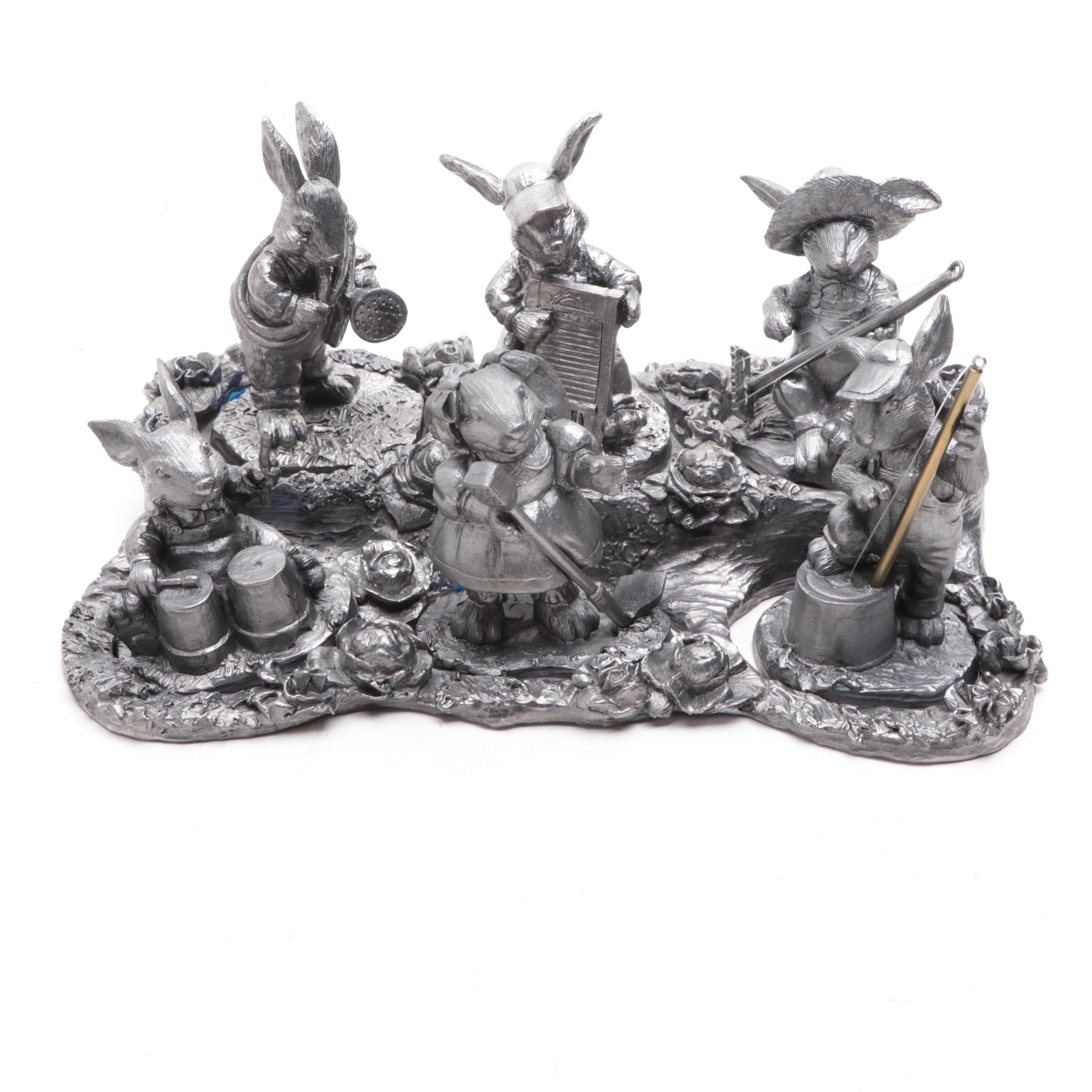 Michael A. Ricker Pewter Bunny Band