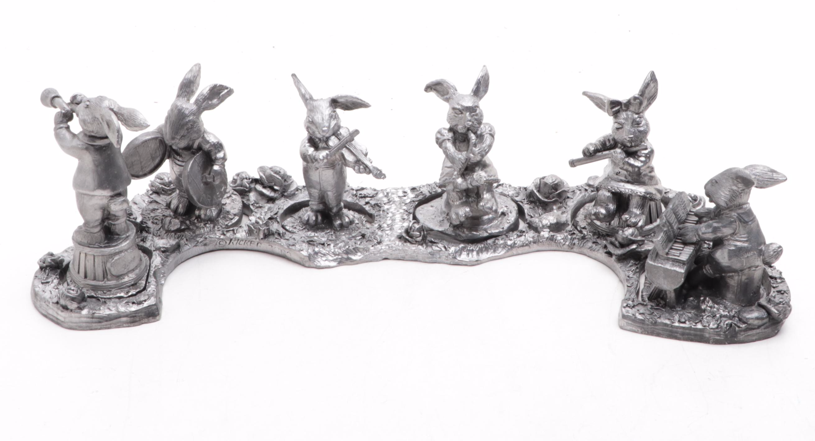 Michael A. Ricker Pewter Bunny Band