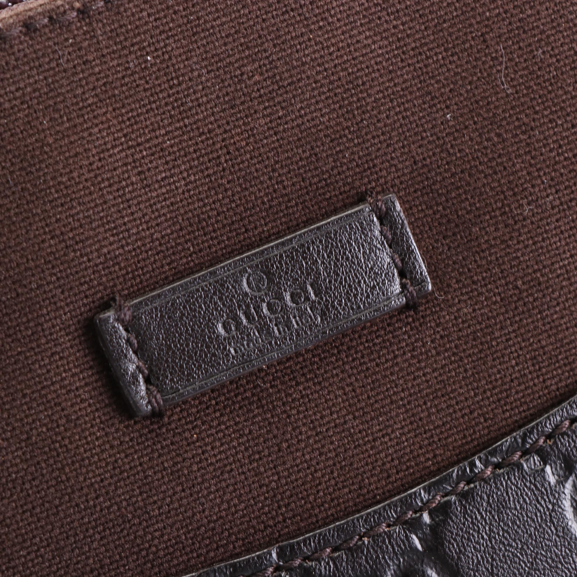 Gucci GG Canvas and Guccissima Leather Shoulder Bag