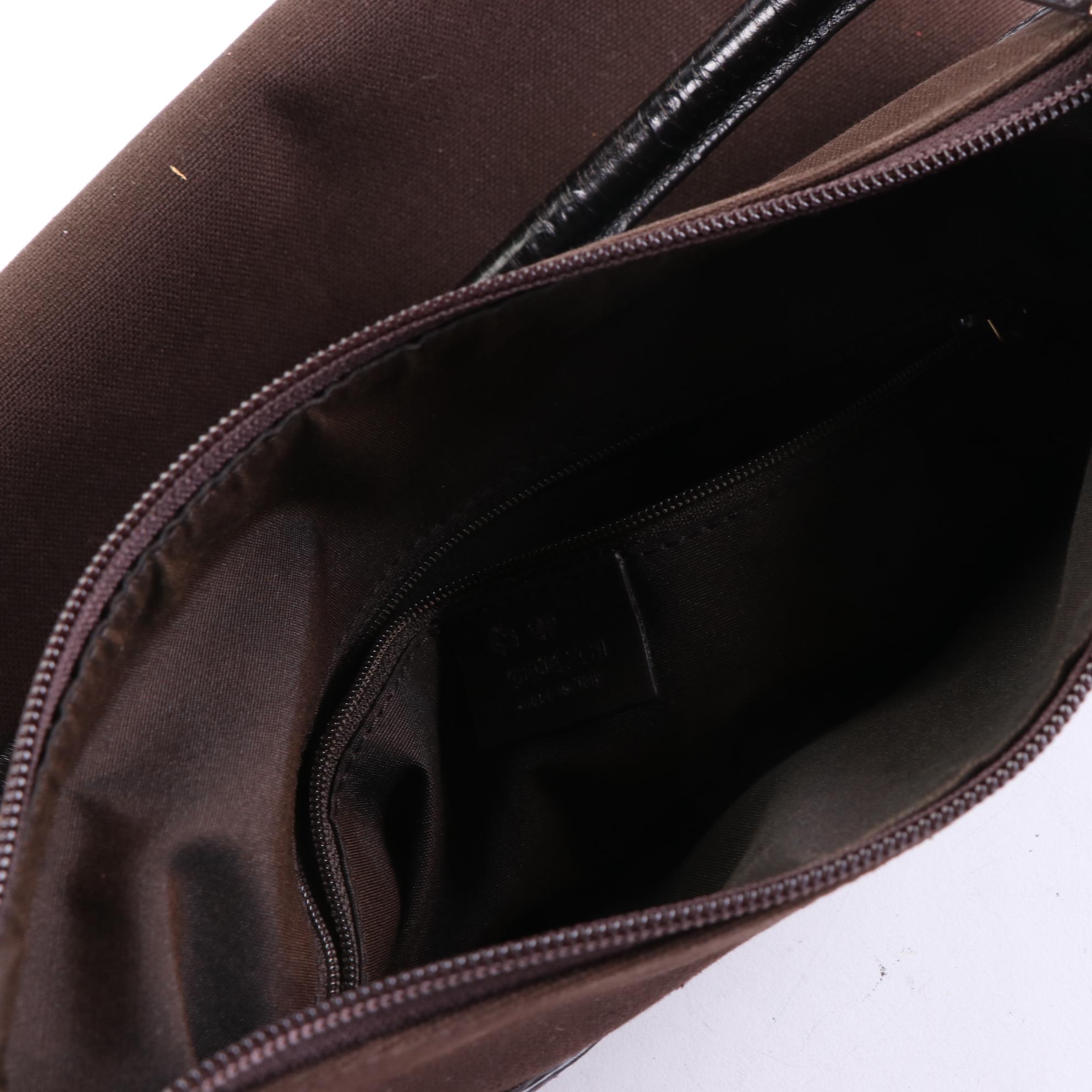 Gucci GG Canvas and Guccissima Leather Shoulder Bag