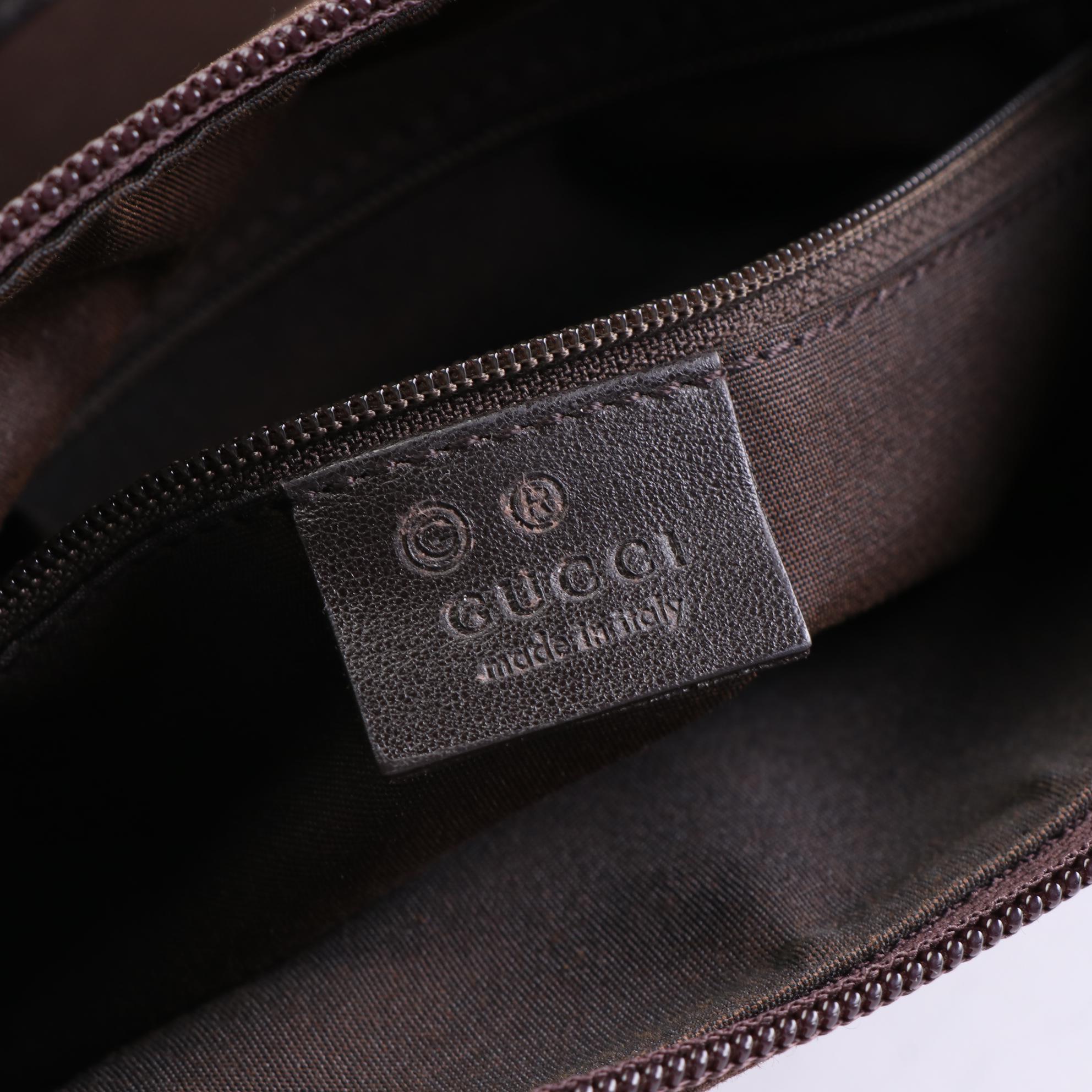 Gucci GG Canvas and Guccissima Leather Shoulder Bag