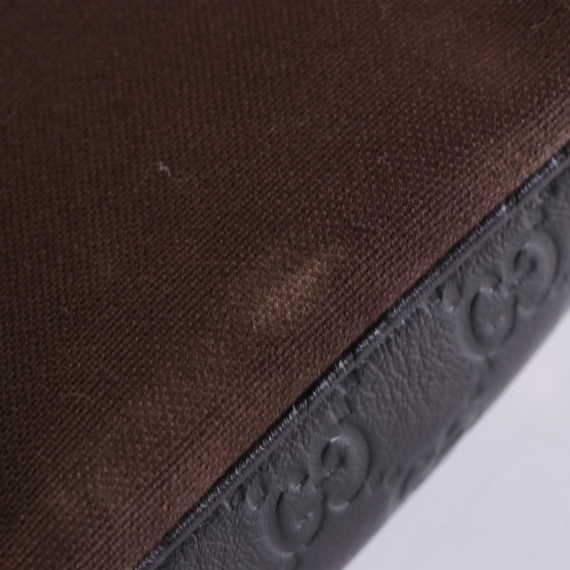 Gucci GG Canvas and Guccissima Leather Shoulder Bag