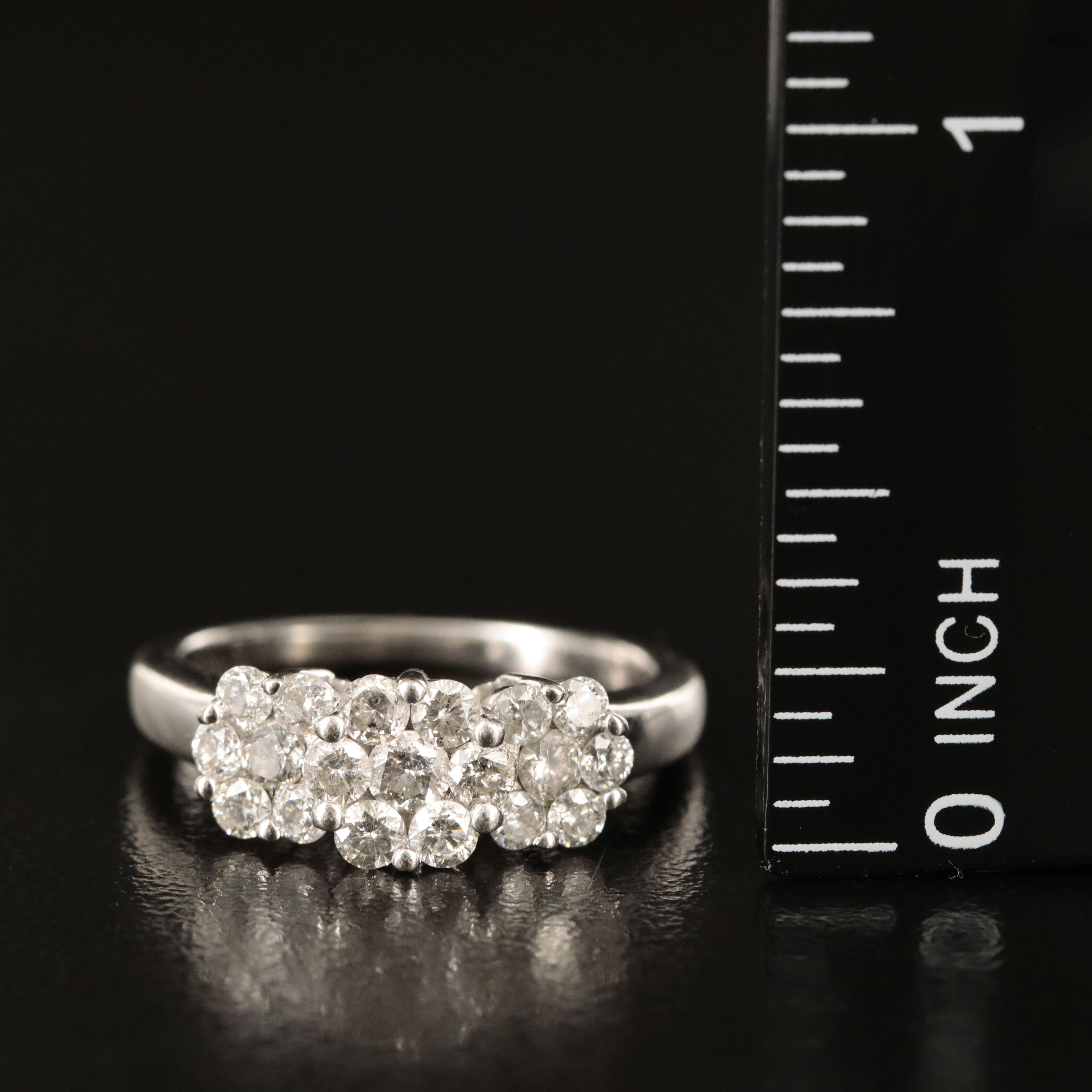 10K 0.93 CTW Diamond Ring